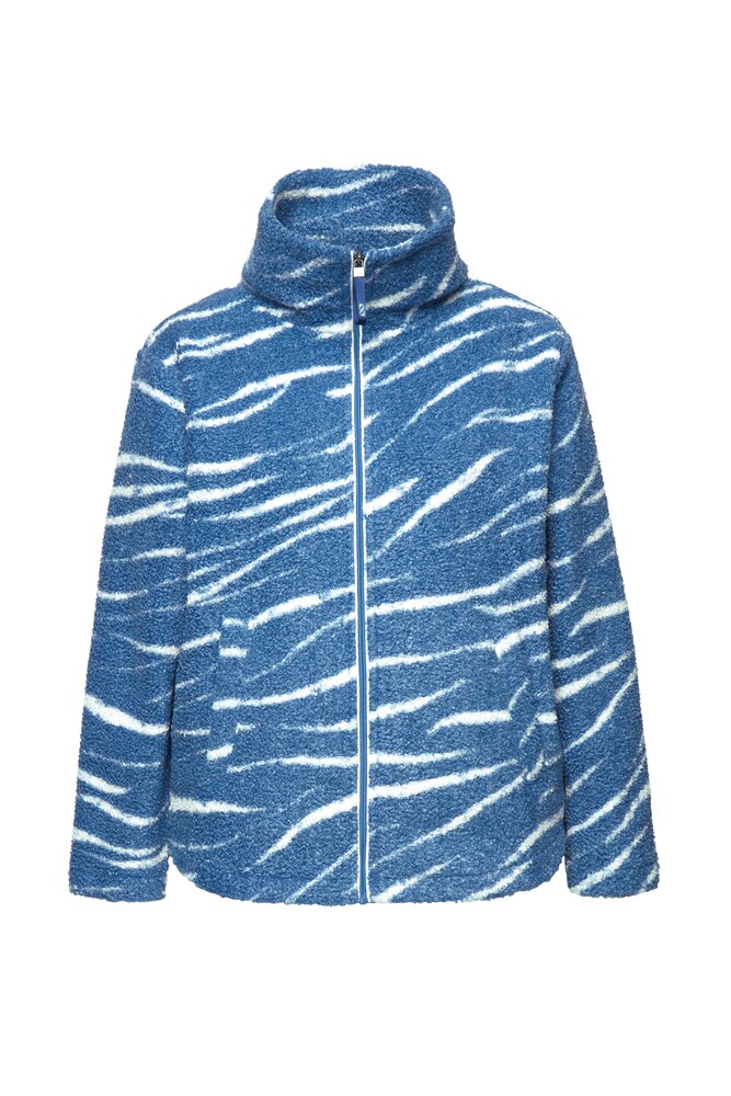 LAURASØN Übergangsjacke Damen Größe XXL blue denim / weiß