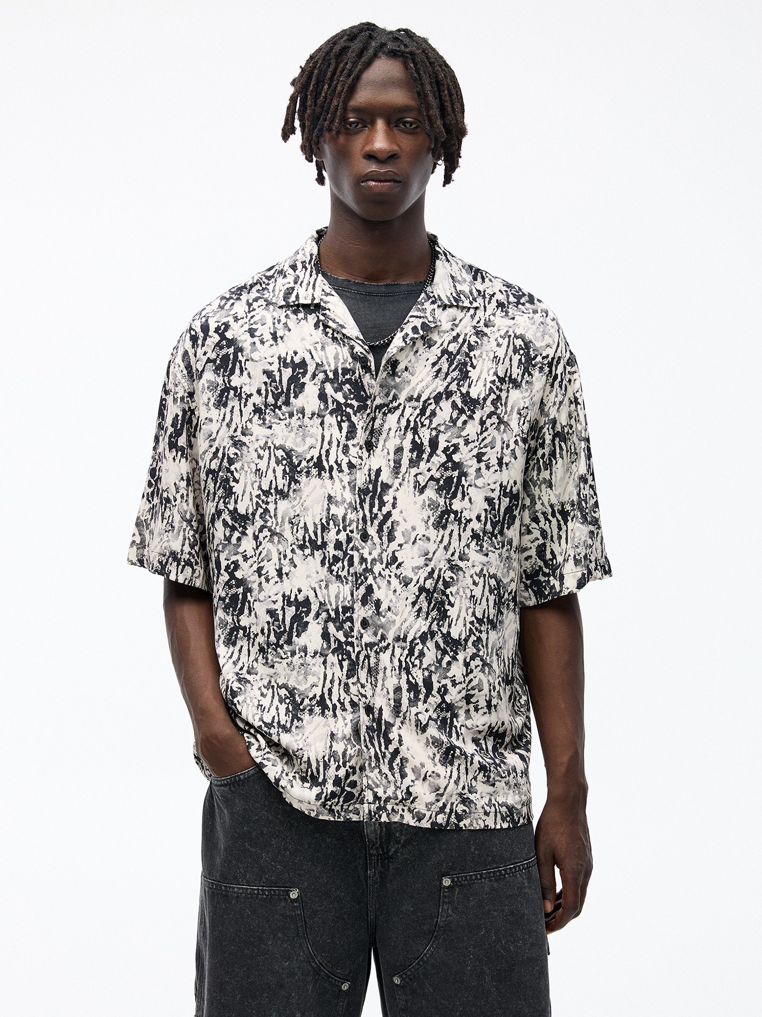 Pull&Bear Ing  szürke / fekete / fehér termék 2. képe