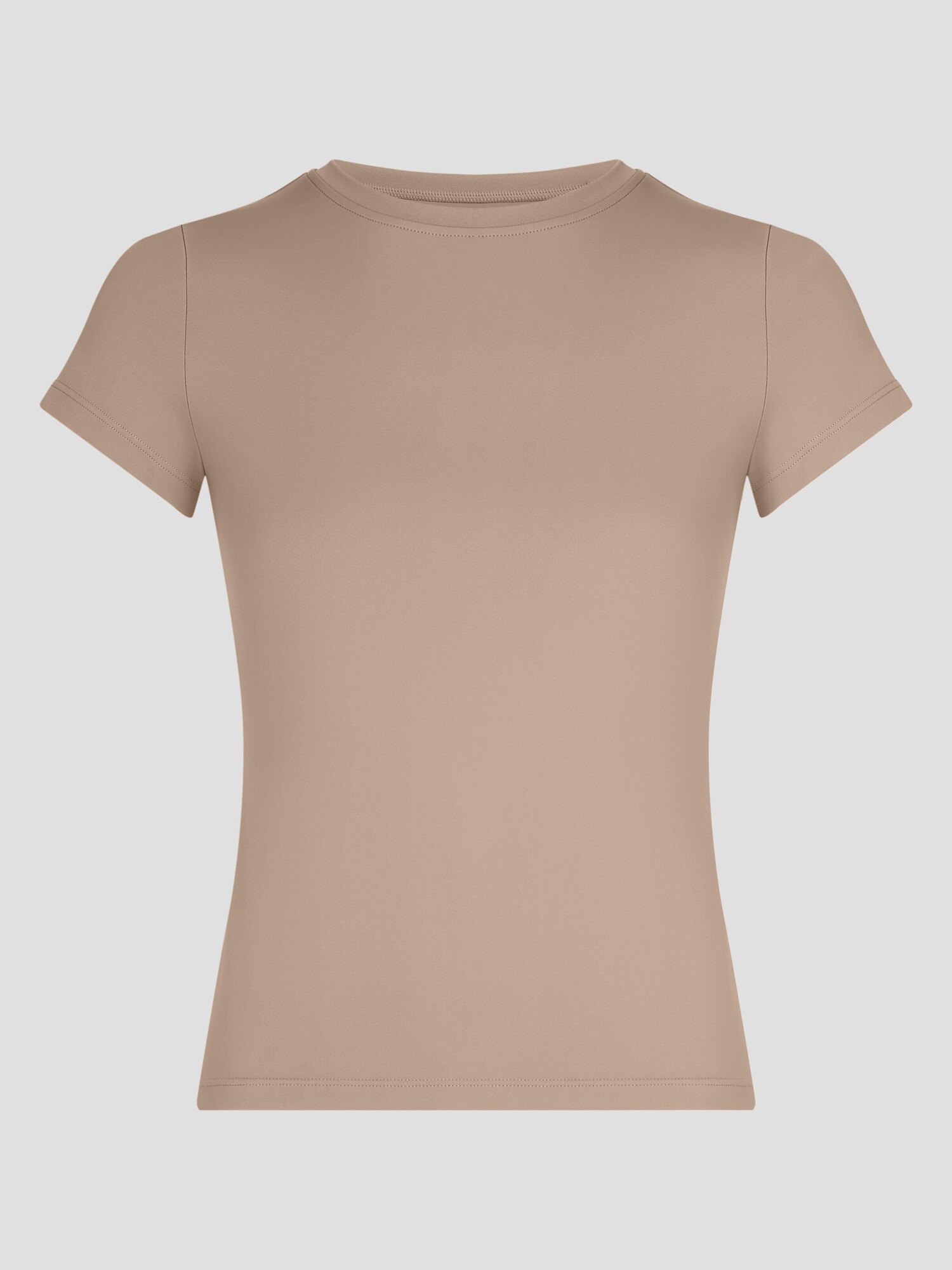 YO-GAYA Sportski top 'Short Sleeve Top' svijetlobež