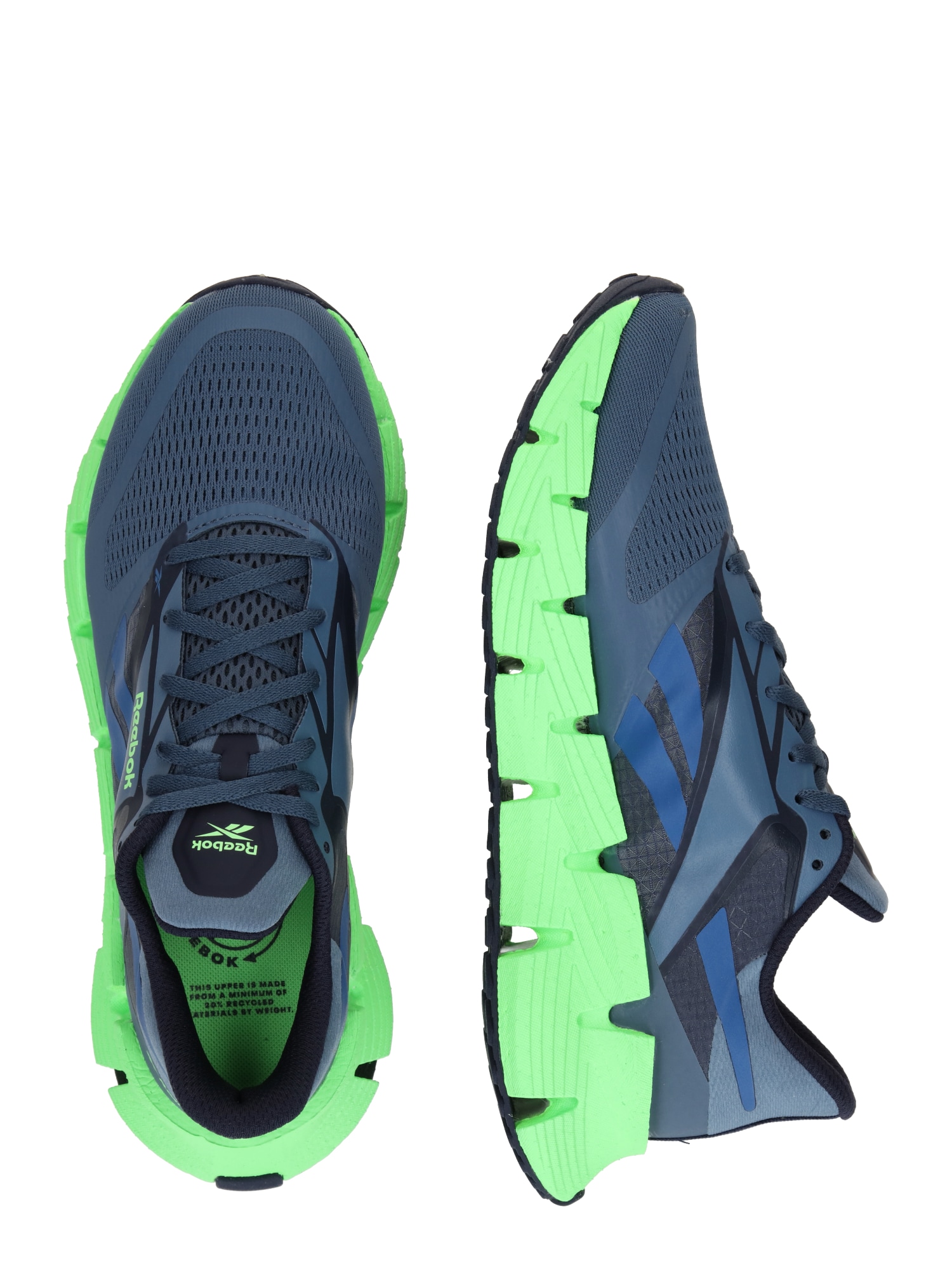 Reebok Sportcipő 'FLOATZIG 1'  kék / sötétkék / citromzöld termék 2. képe