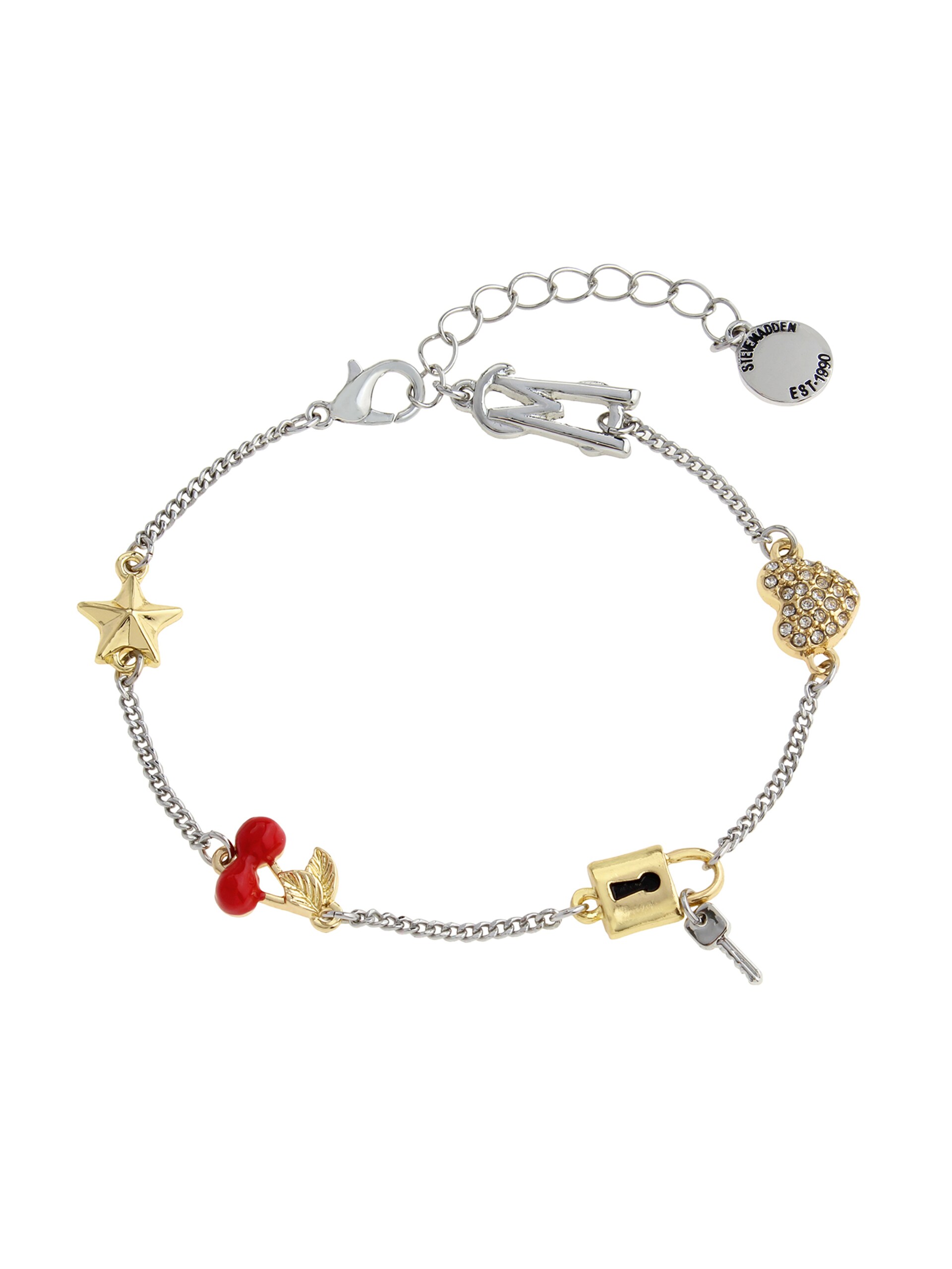 STEVE MADDEN Armband guld / röd / svart dam