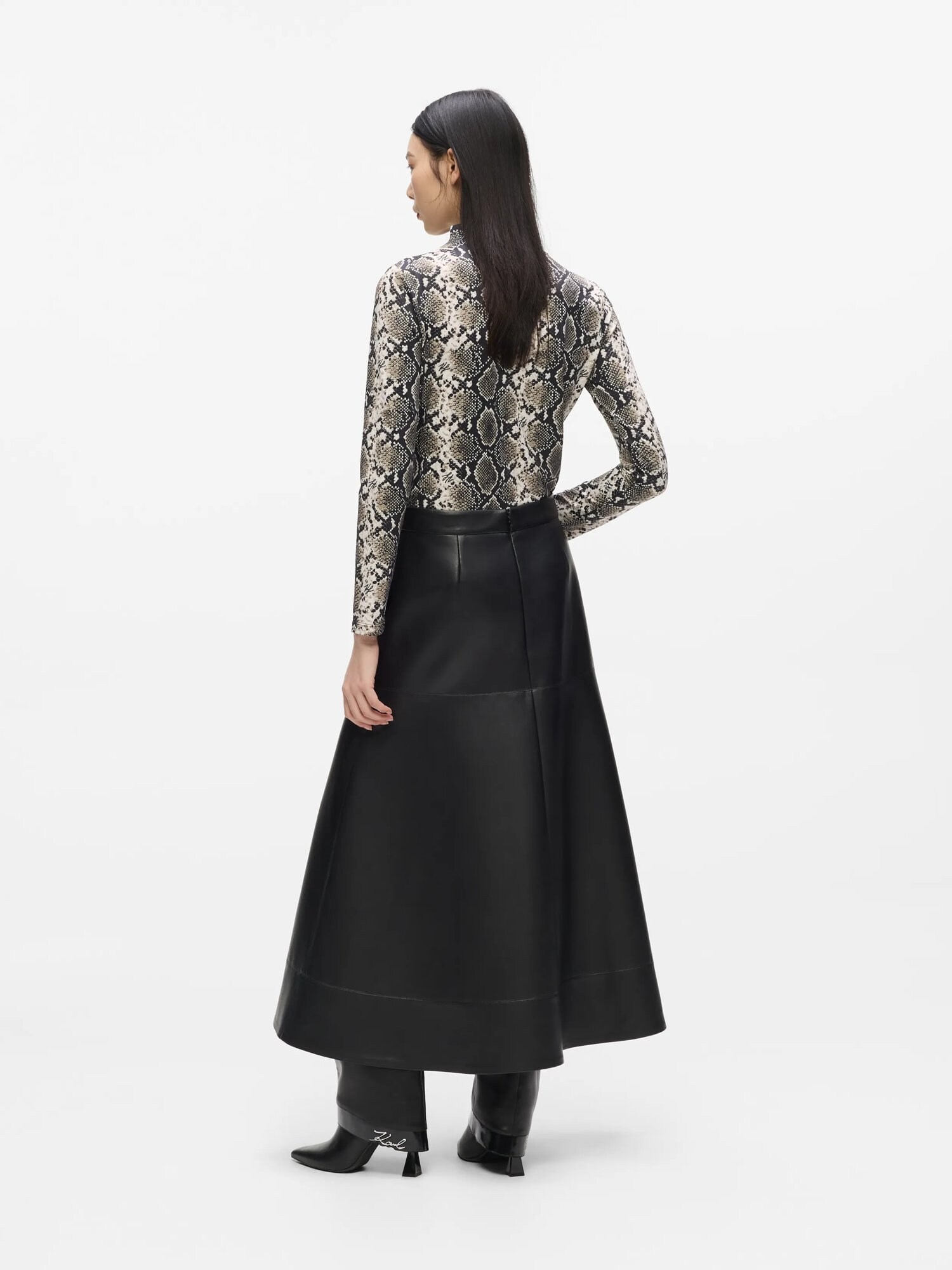 Karl Lagerfeld Falda negro – imagen 7