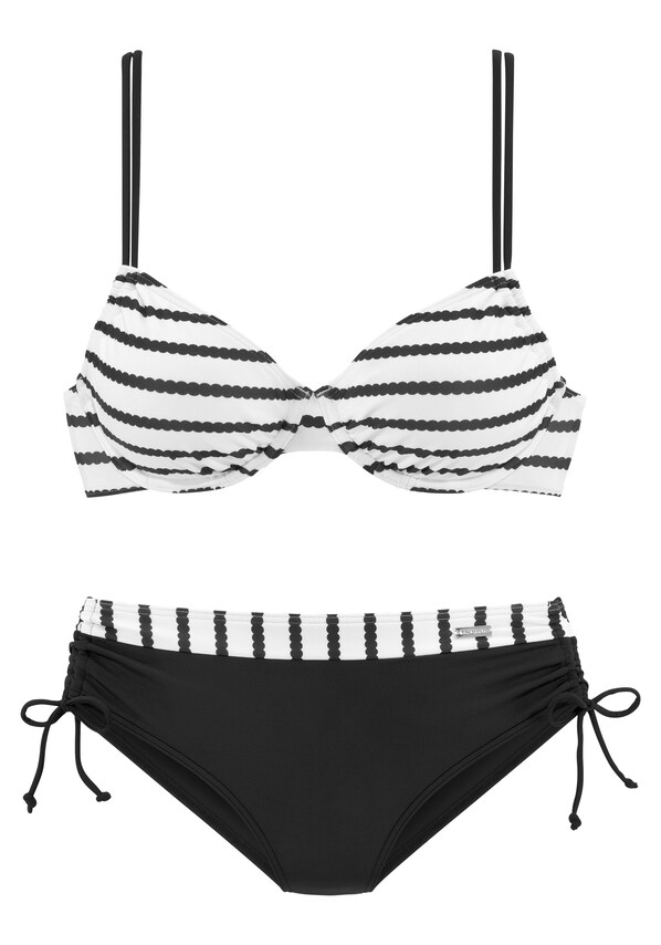 LASCANA, Bikini, fekete & fehér, 3 kép a 5 közül