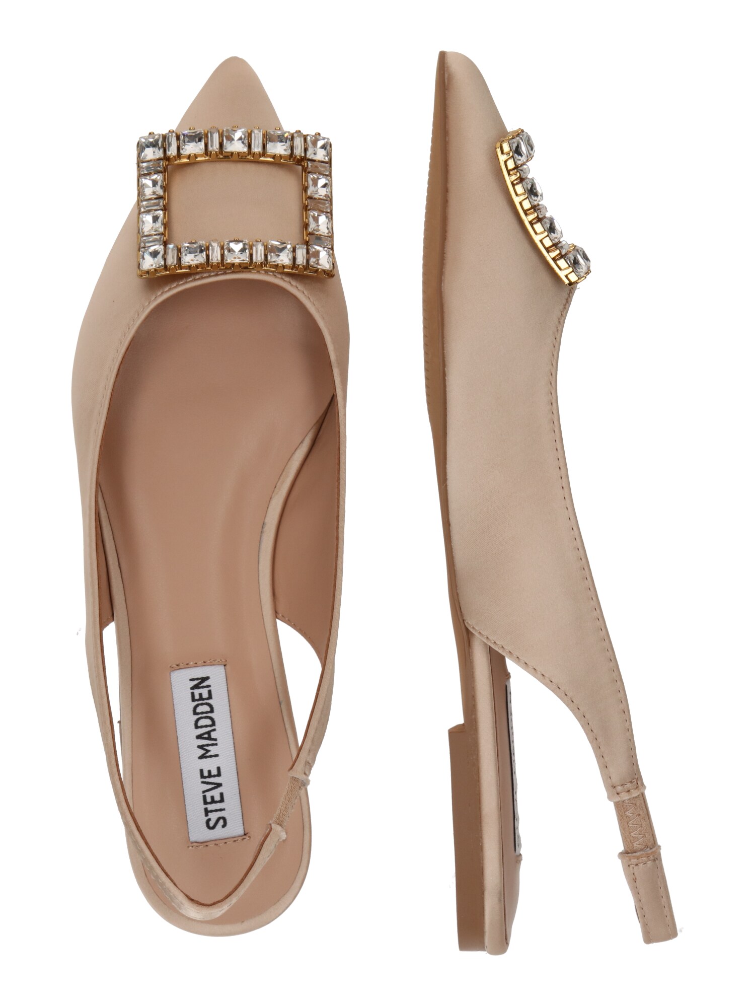 STEVE MADDEN Sling körömcipők 'Isabell'  púder / átlátszó termék 2. képe