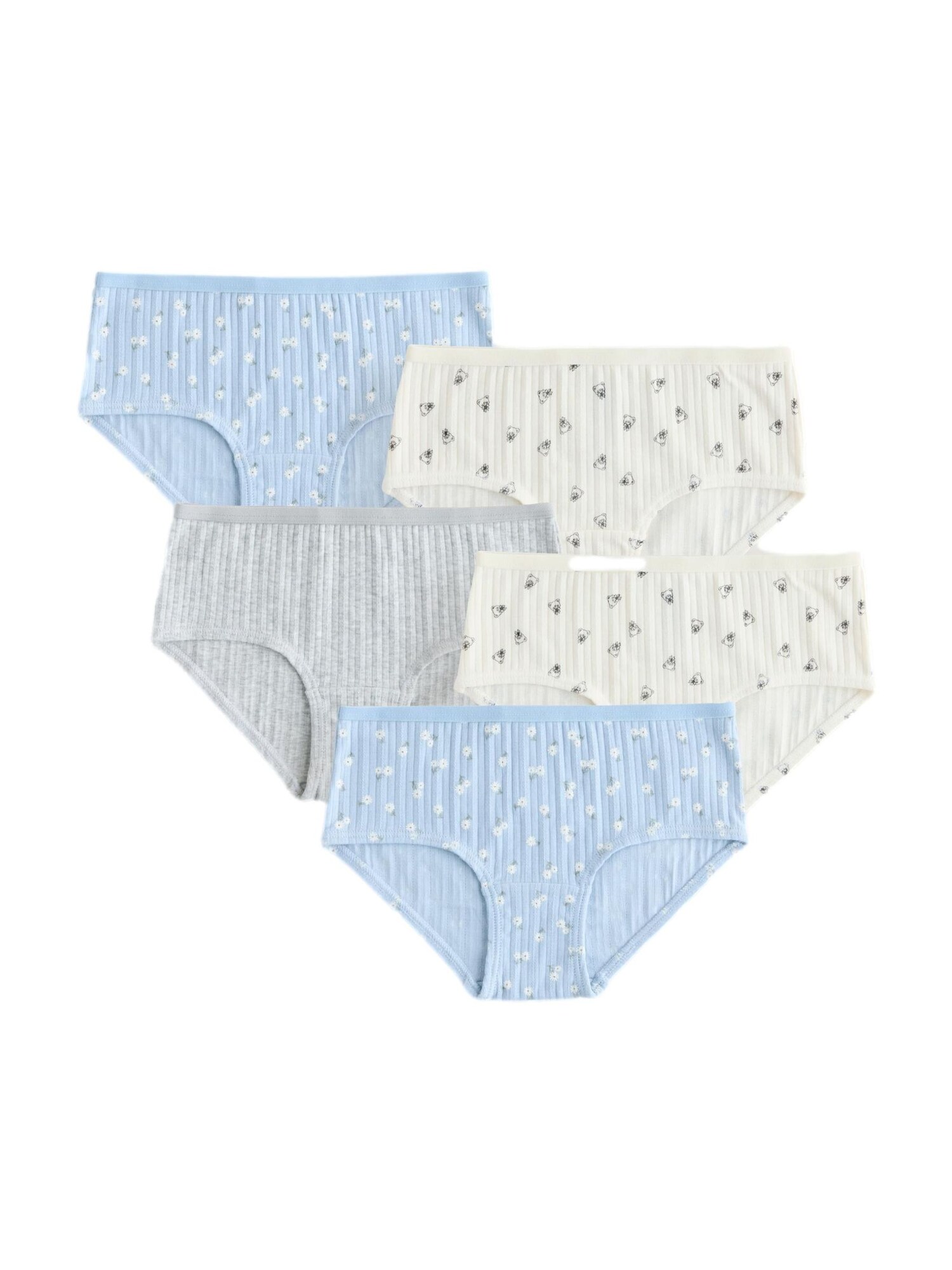 Next Chiloţi  albastru deschis / gri / negru / alb natural