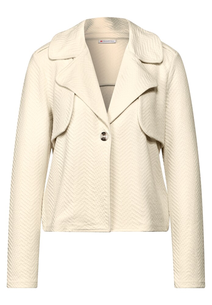 STREET ONE Kurzer Struktur-Trenchcoat Damen Größe XXL beige