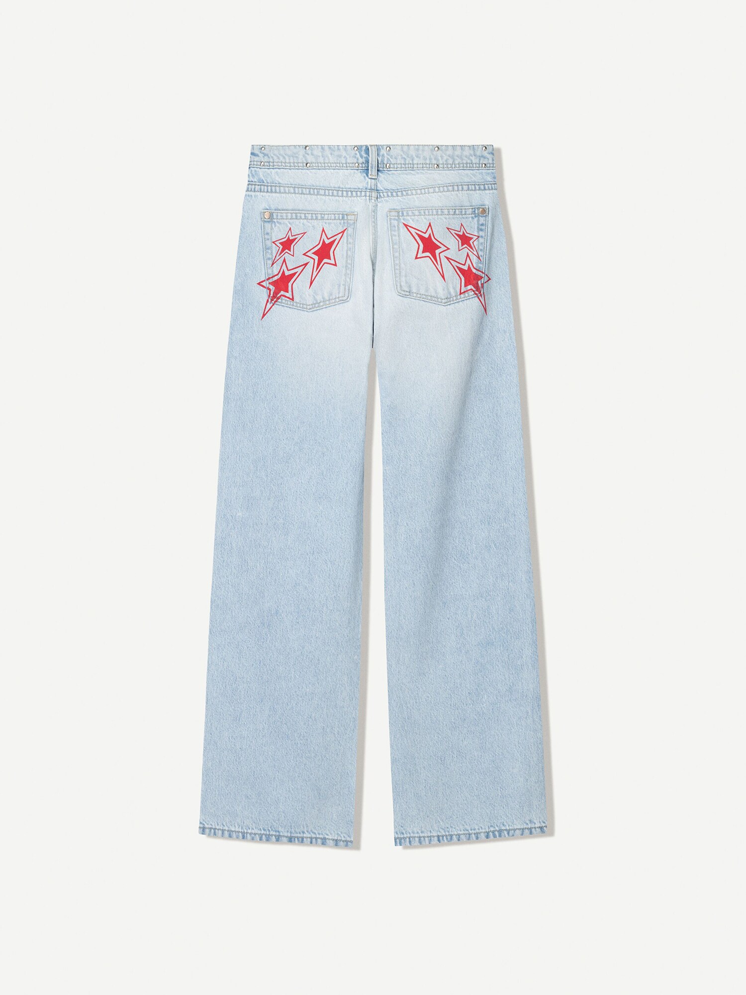 Bershka Farmer  világoskék / piros termék 2. képe