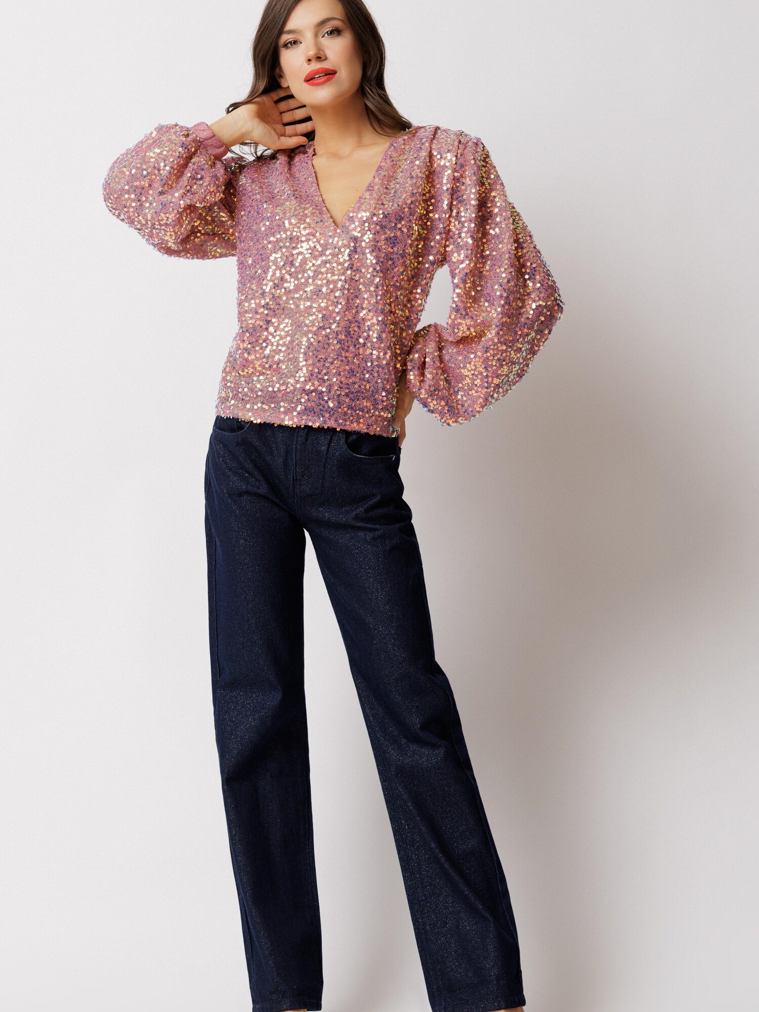 Couture de Marie Camicia da donna 'SOLÈNE'  rosé