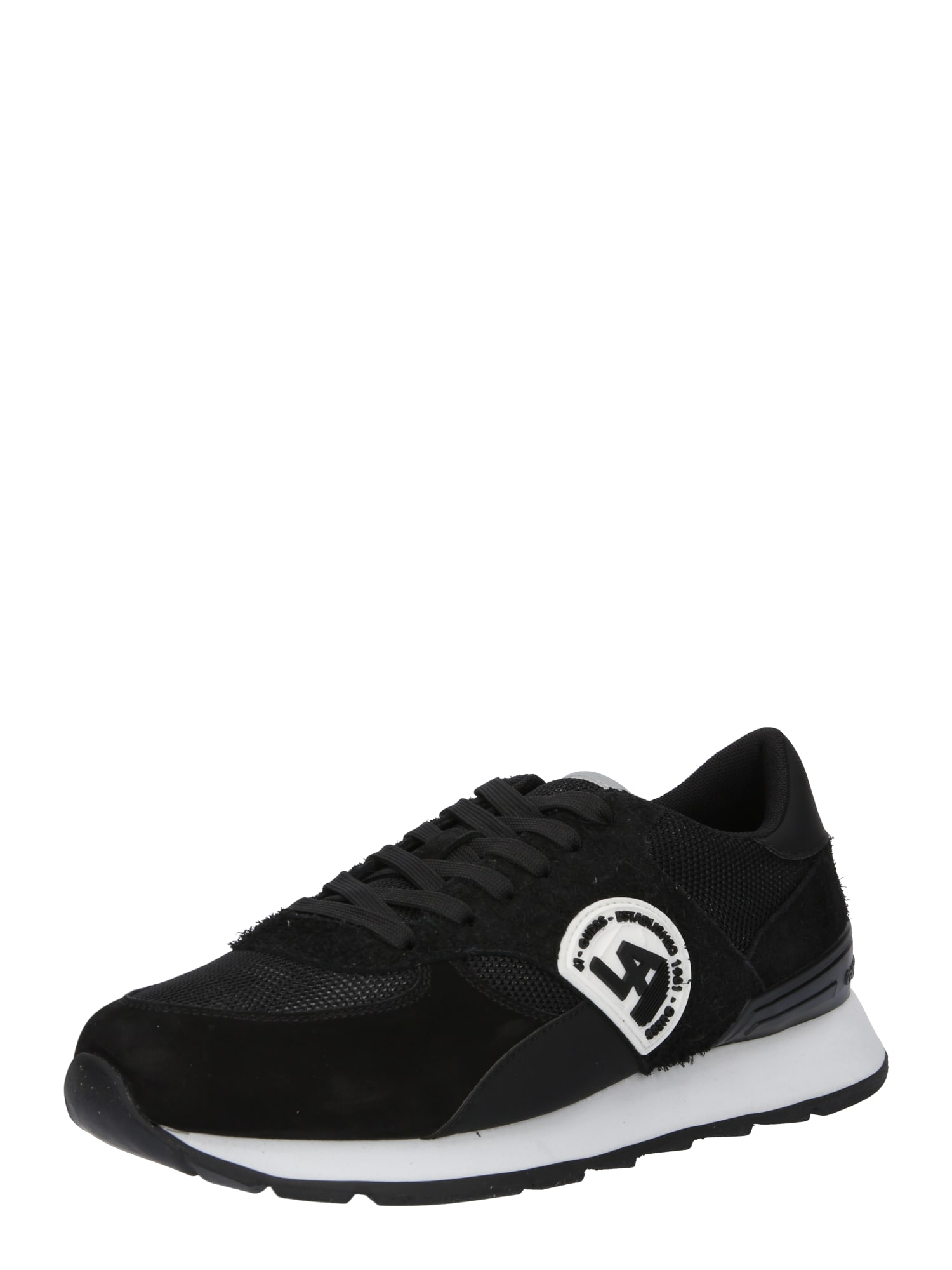 GUESS Sneaker low 'FANO'  negru / alb