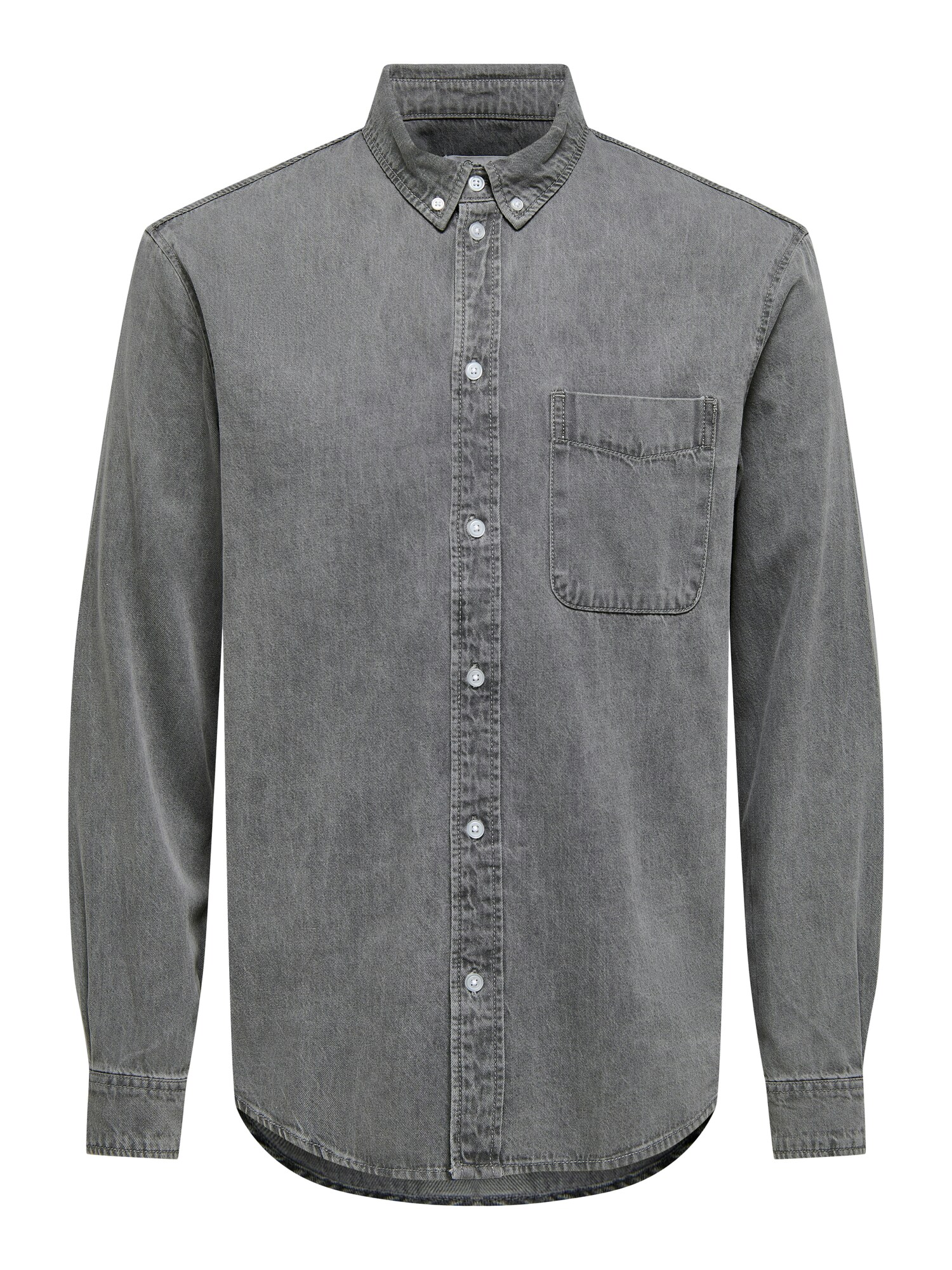 Only & Sons Košeľa 'ONSOrson'  sivý denim
