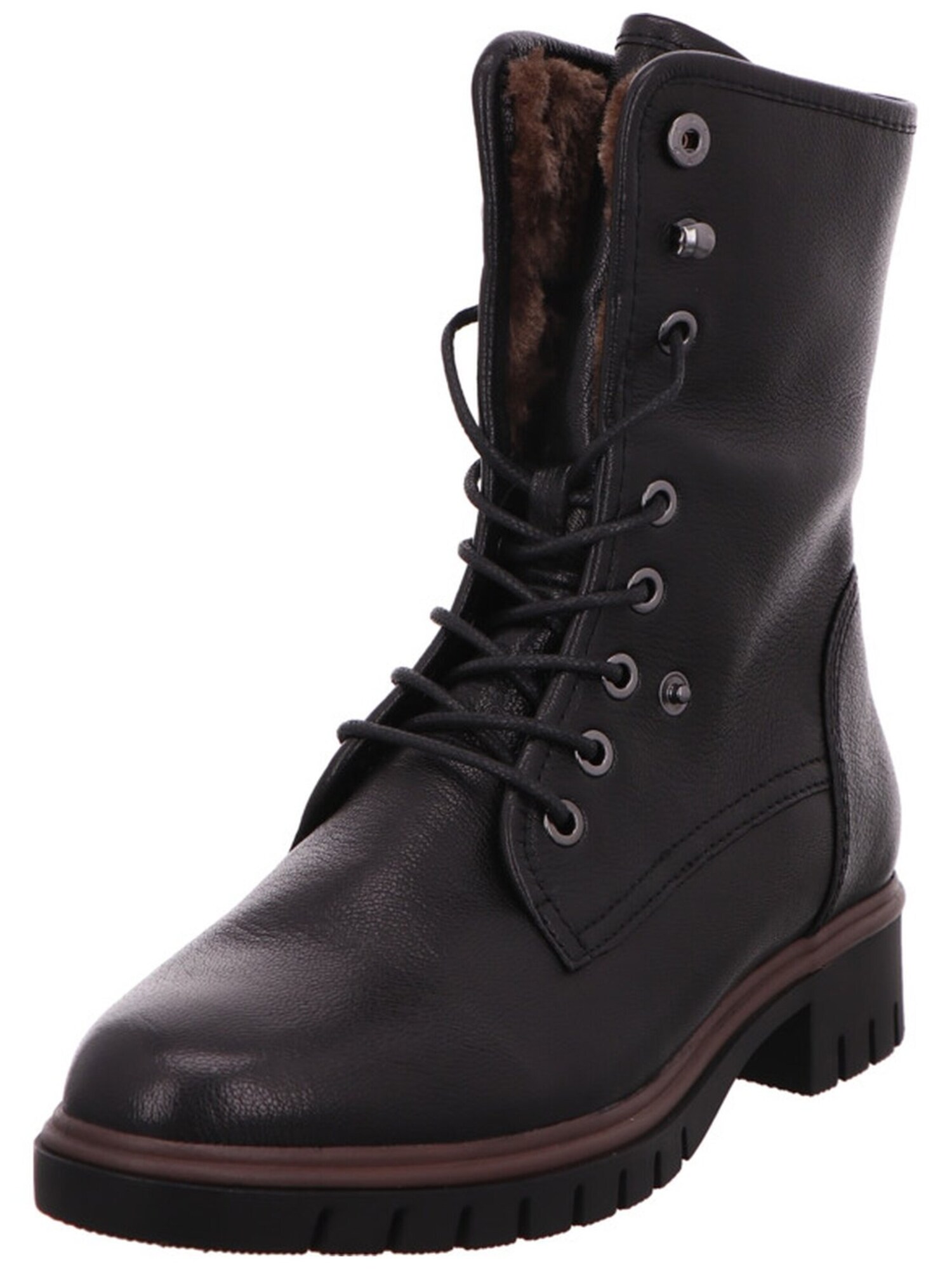 Regarde le Ciel Botas 'Stiefel Damen Justina 01 Echtleder in schwarz' marrón