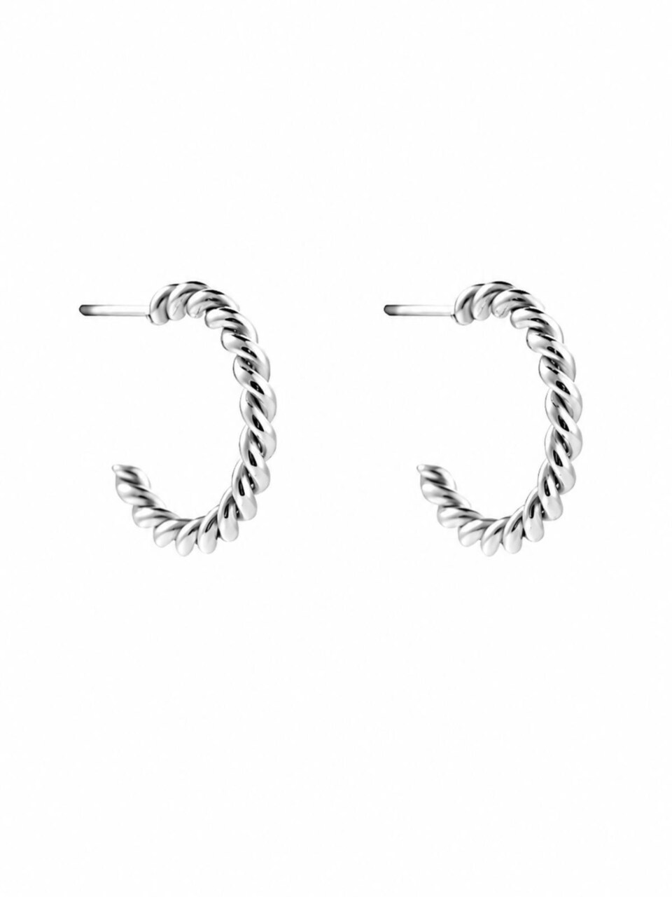 Örhängen 'BRAIDED HOOPS'