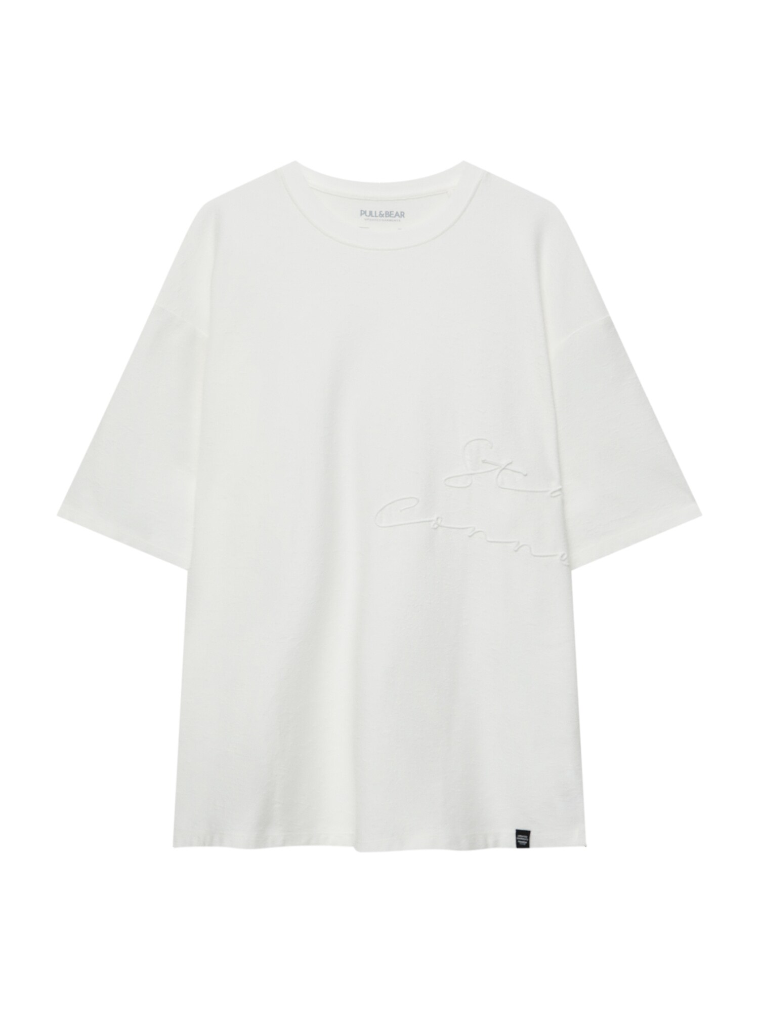 Pull&Bear Тениска  бяло