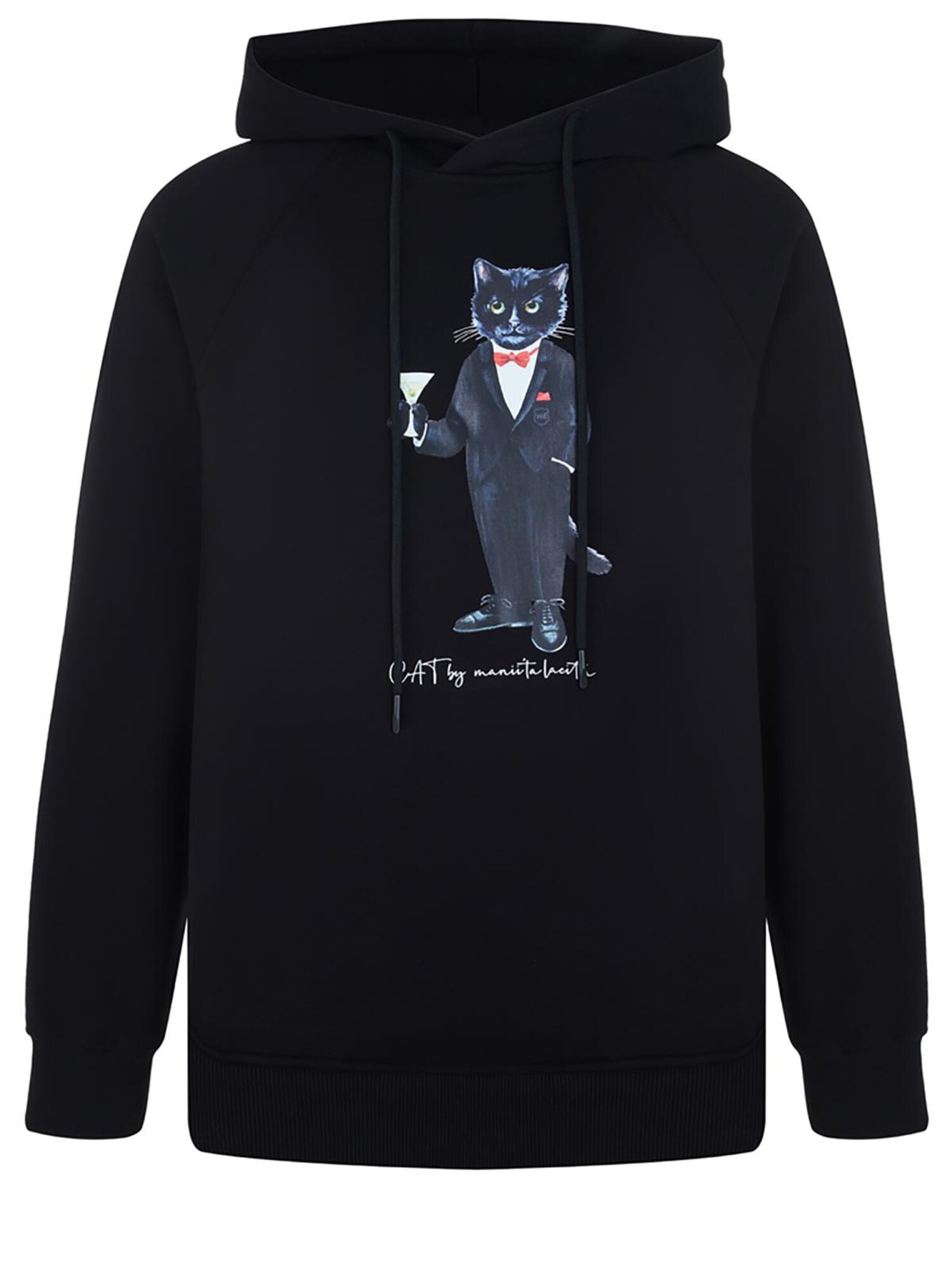 Cat e Lolette Felpa 'Dandy Cat'  nero