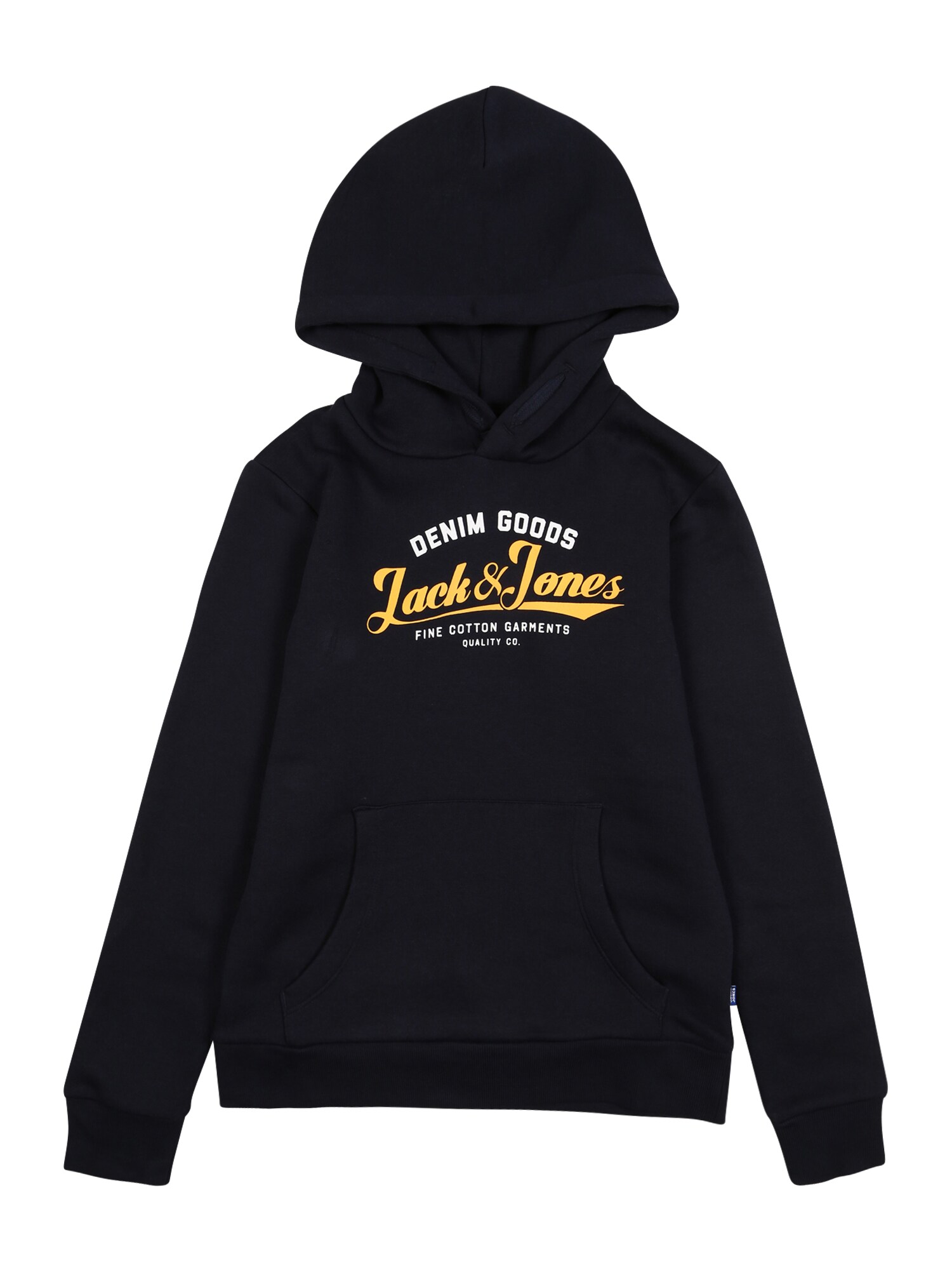 Jack & Jones Junior Megztinis be užsegimo  geltona / tamsiai mėlyna