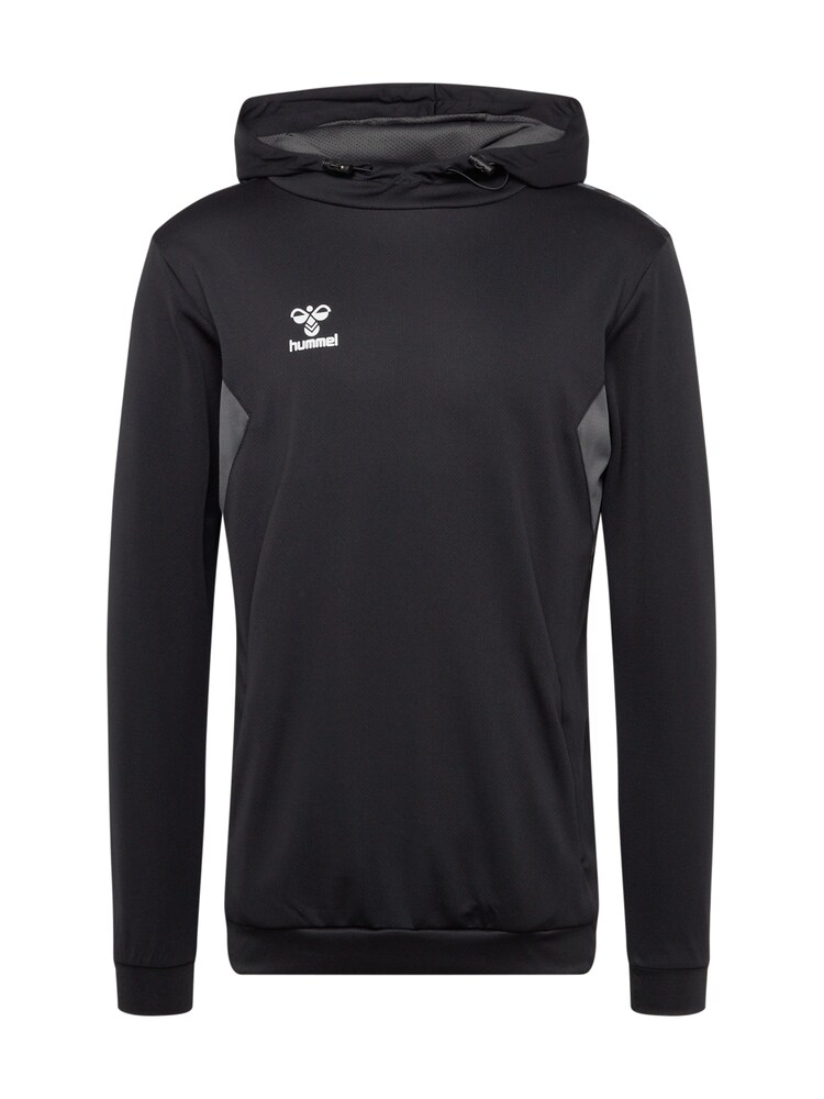 Hummel Sportsweatshirt 'Authentic PL' Herren Größe XL grau / schwarz / weiß