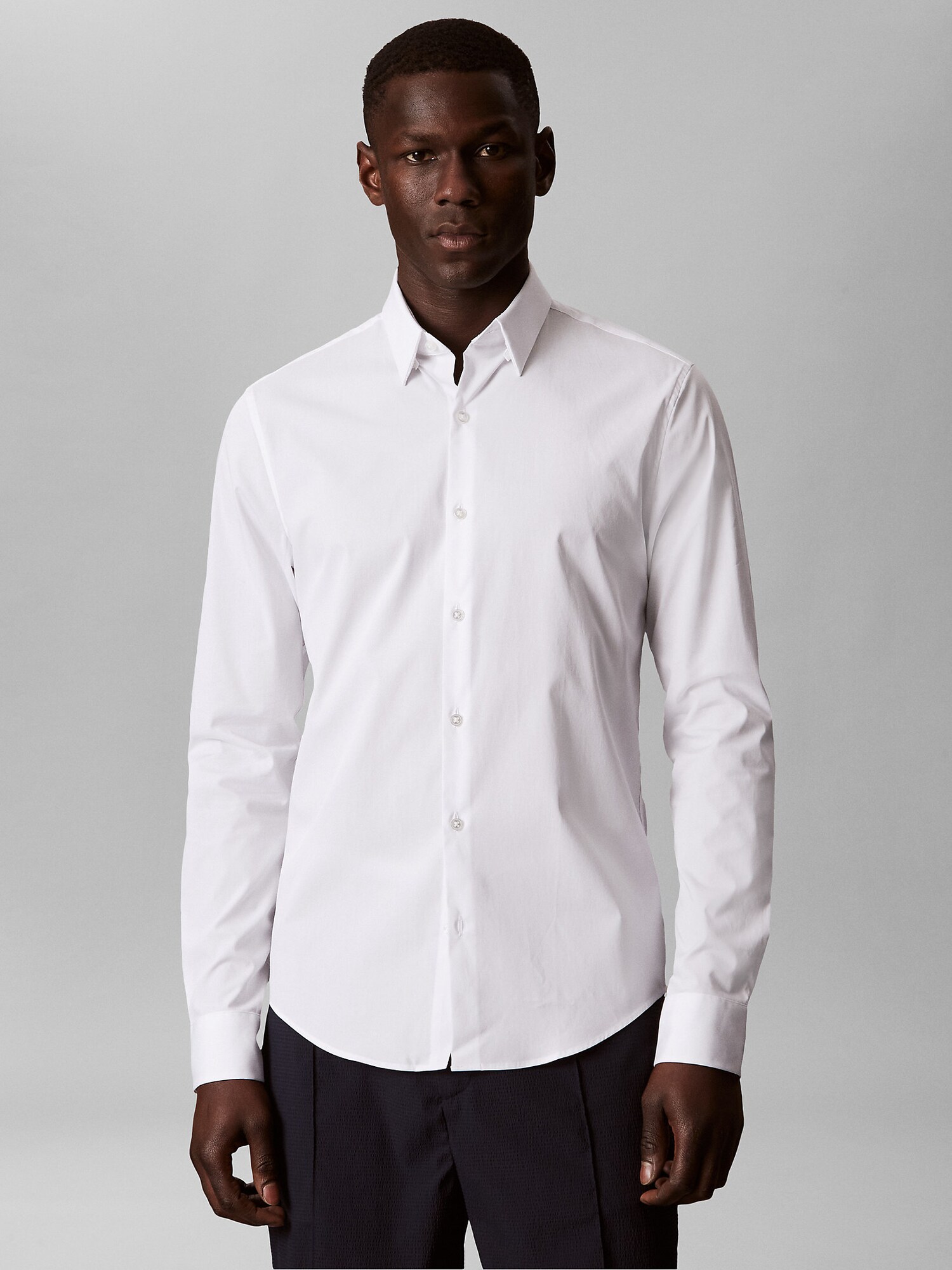 Calvin Klein Camisa 'Extra Slim Fit Stretch' blanco – imagen 3