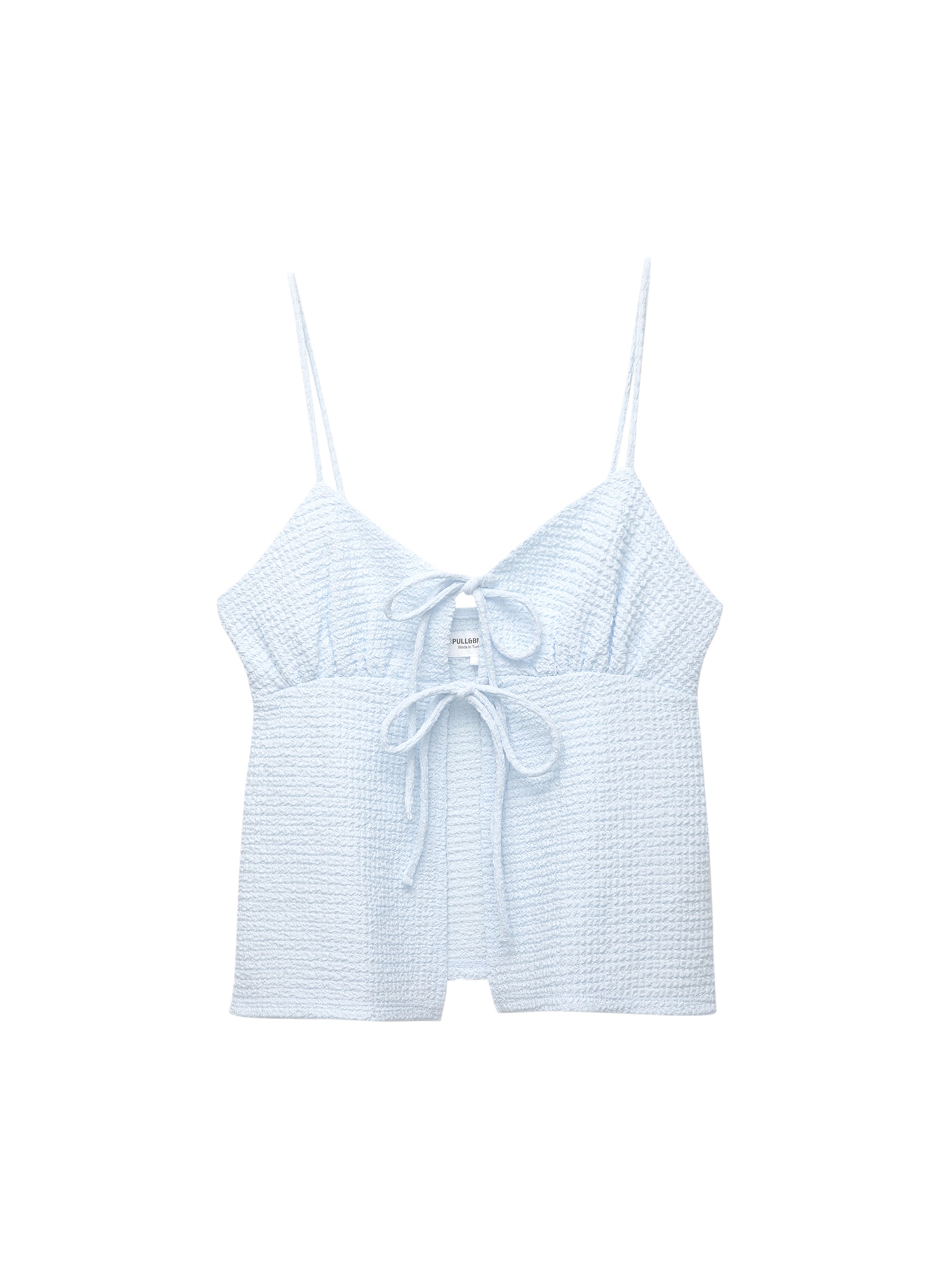 Pull&Bear Top  albastru deschis