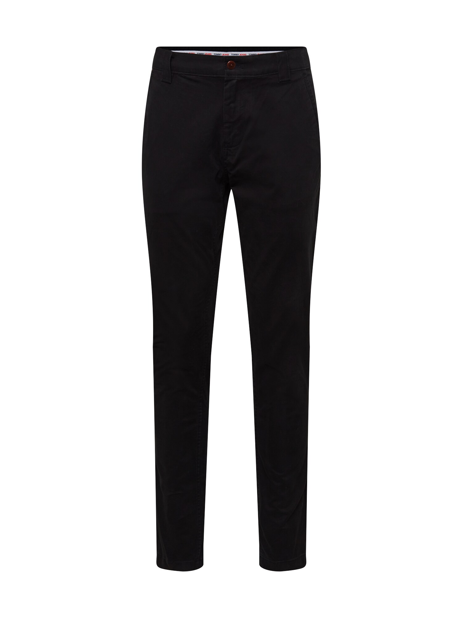 Tommy Jeans Chino stiliaus kelnės 'SCANTON'  juoda