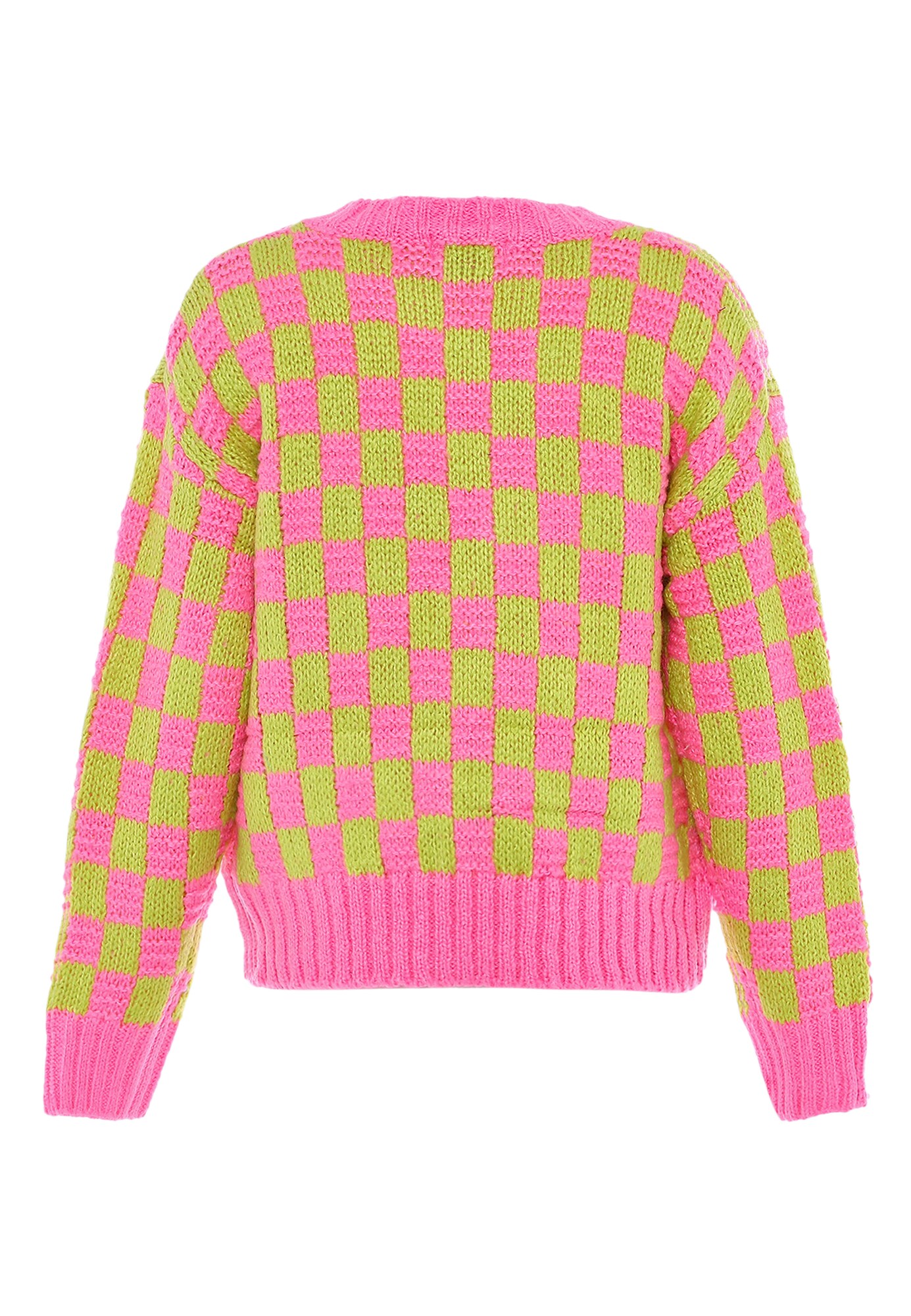 Libbi Jersey lima / rosa neón