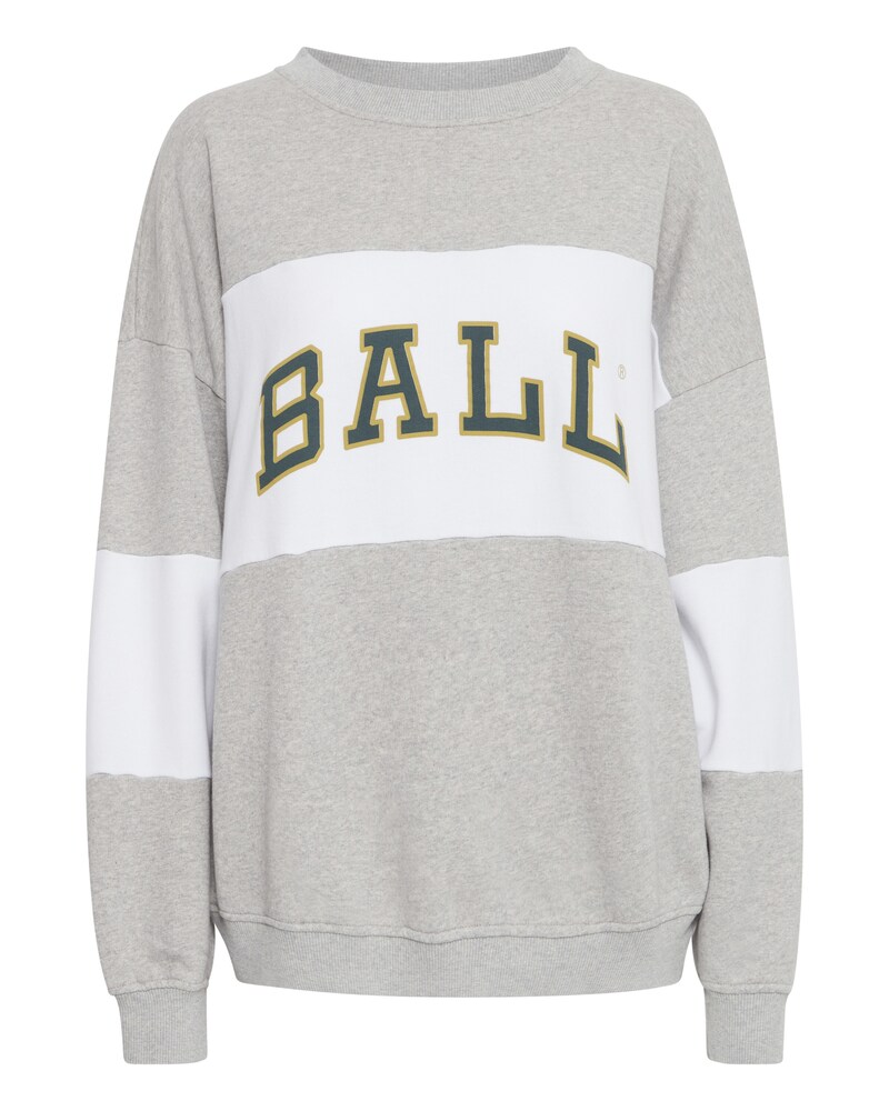 Ball Pullover ' ROBINSON ' Damen Größe L grau / mischfarben