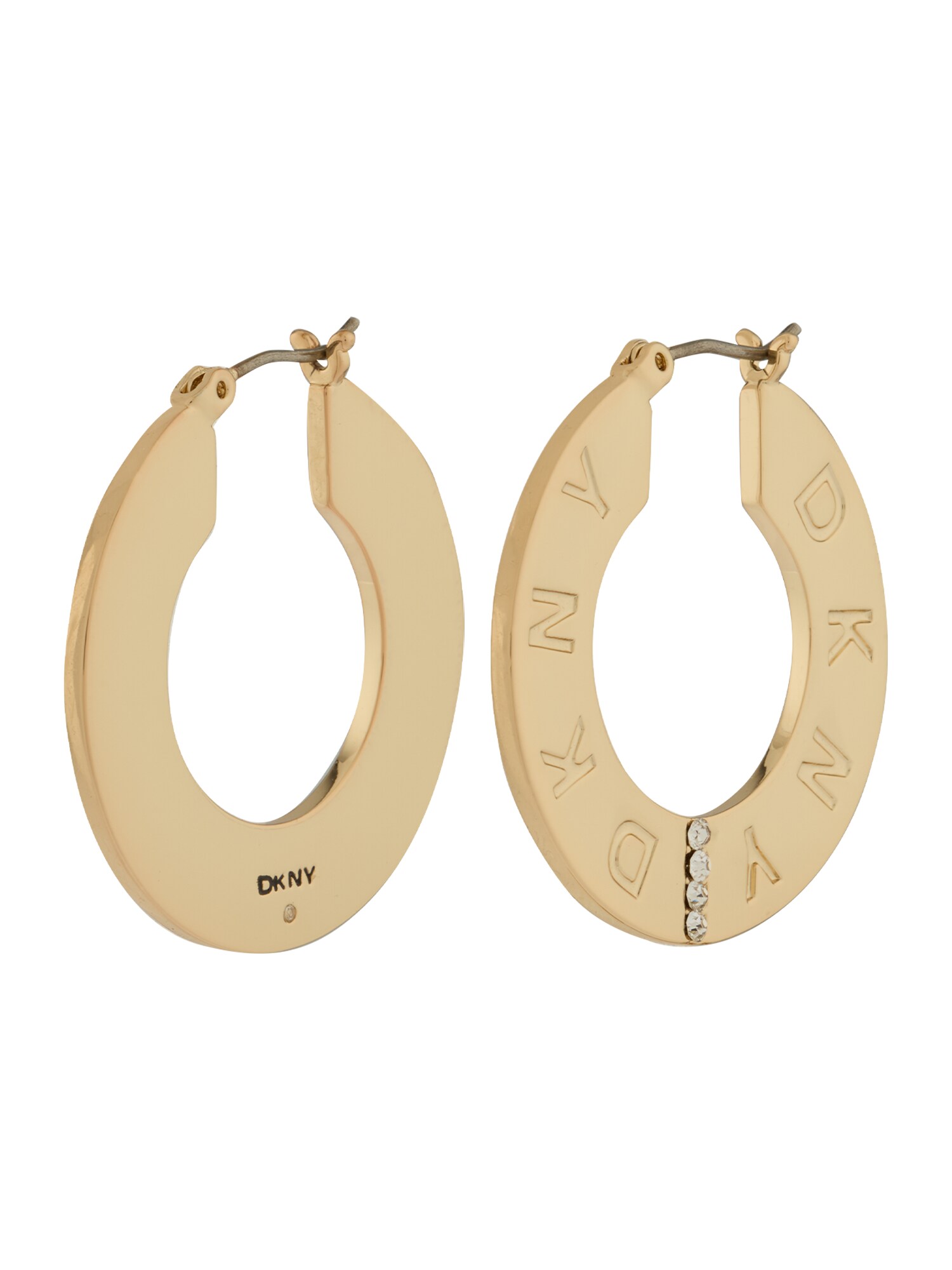 DKNY Cercei  auriu / transparent