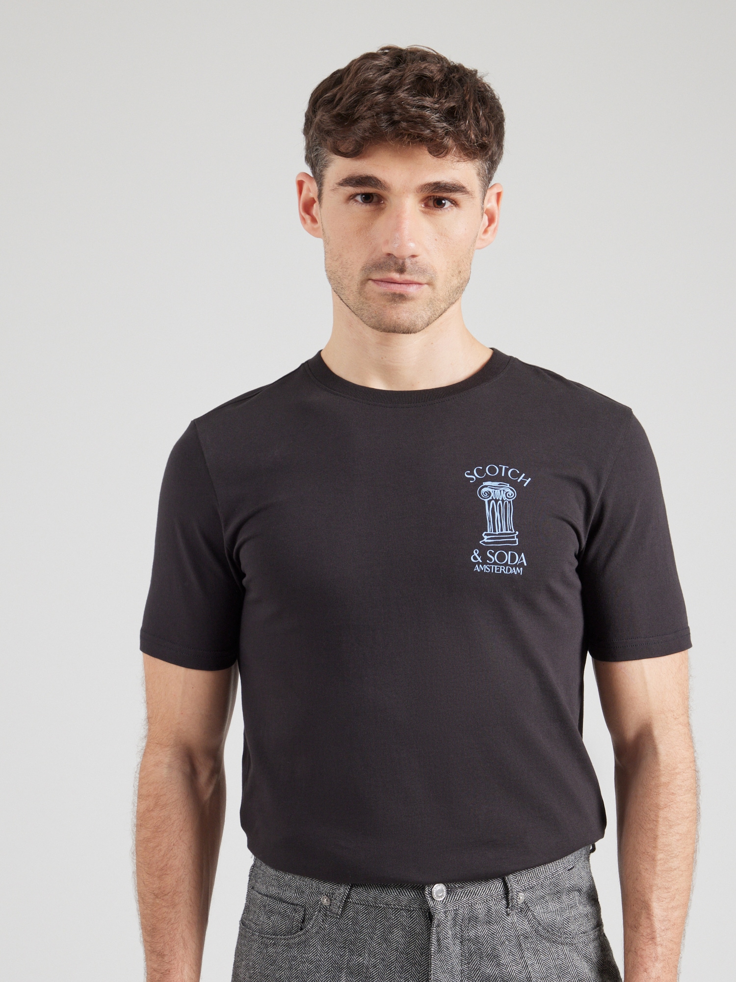 SCOTCH & SODA Póló  menta / fekete termék 2. képe