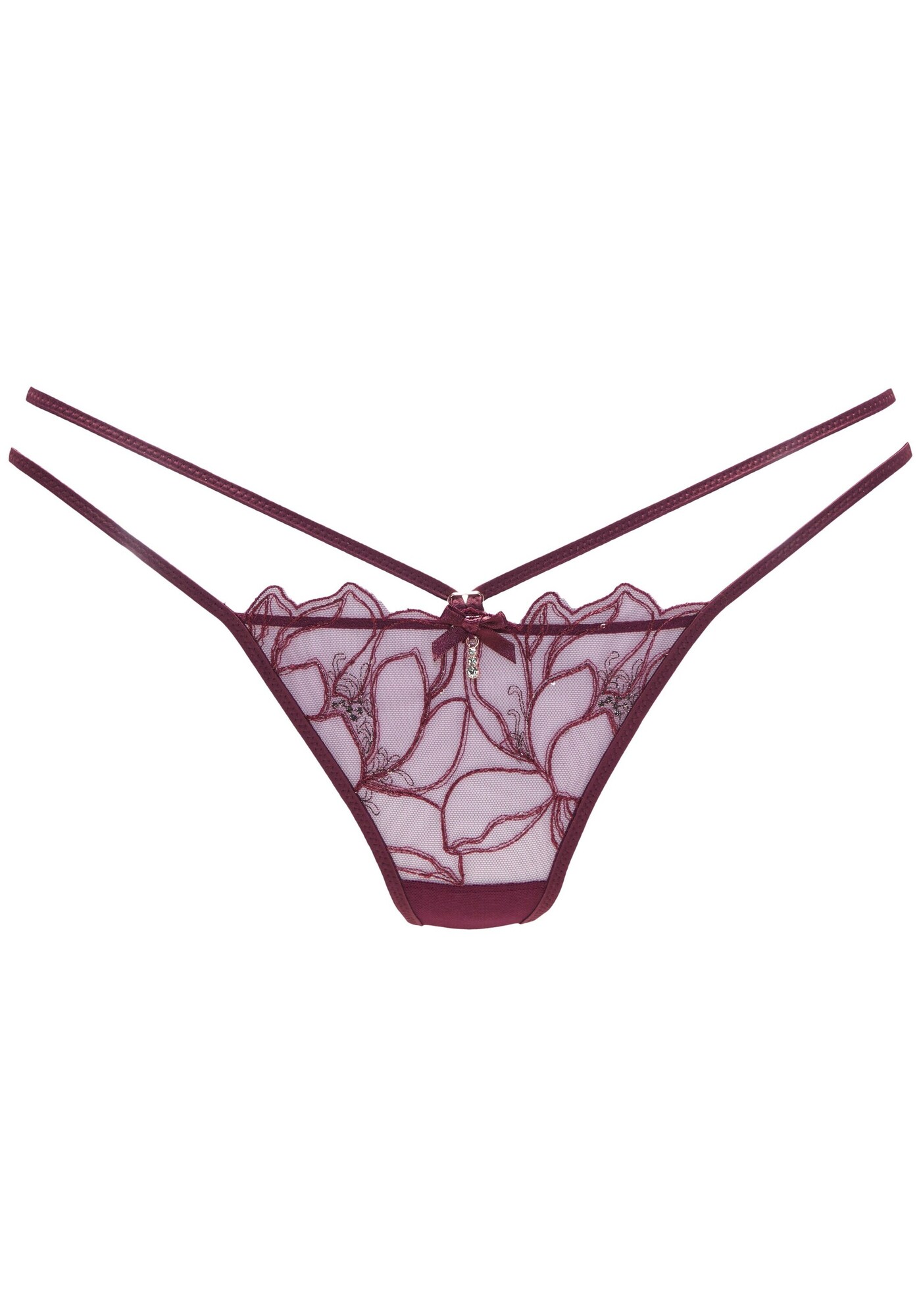 LASCANA Tanga  roșu bordeaux