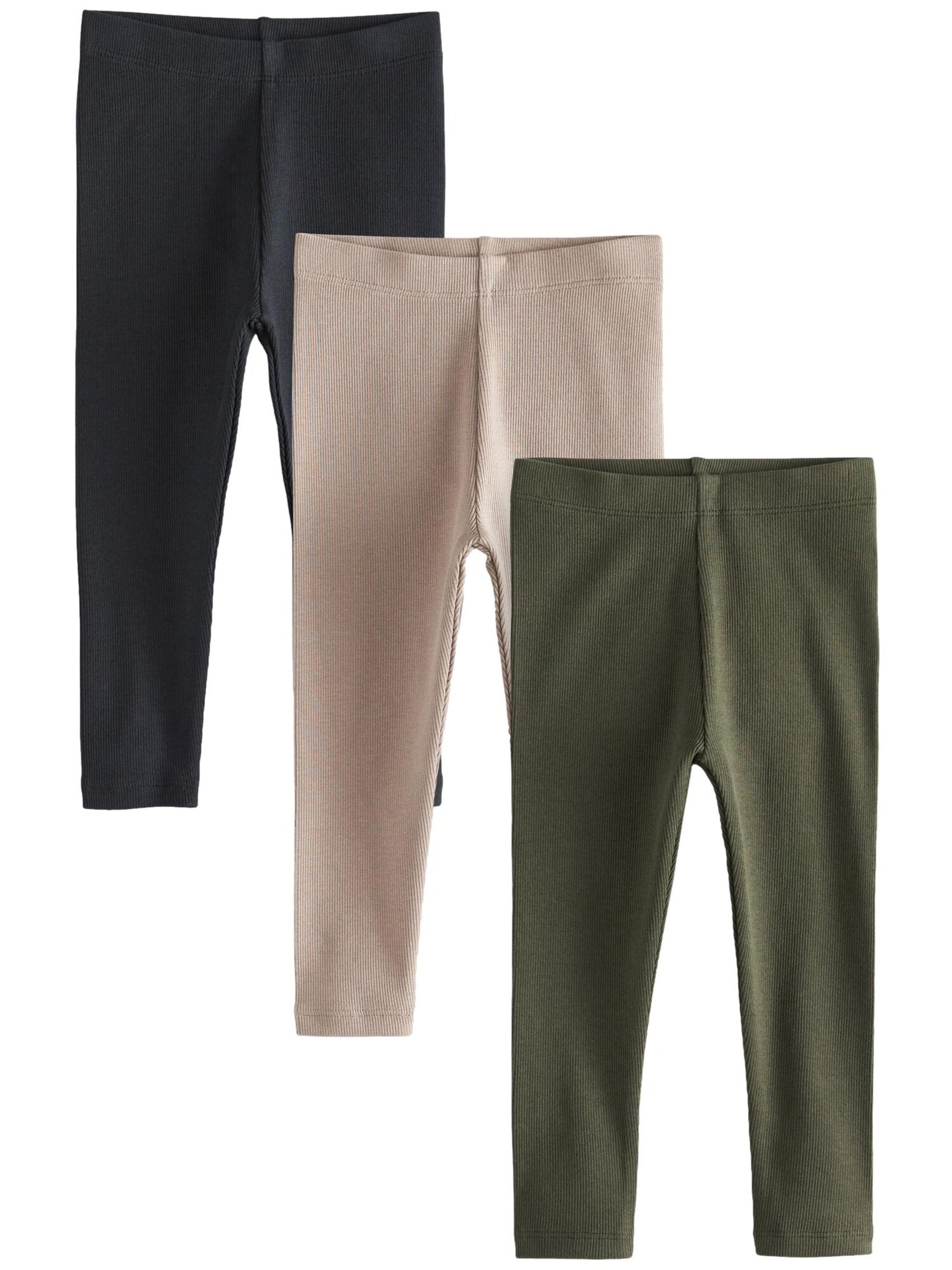 Next Leggings  bej / kaki / negru