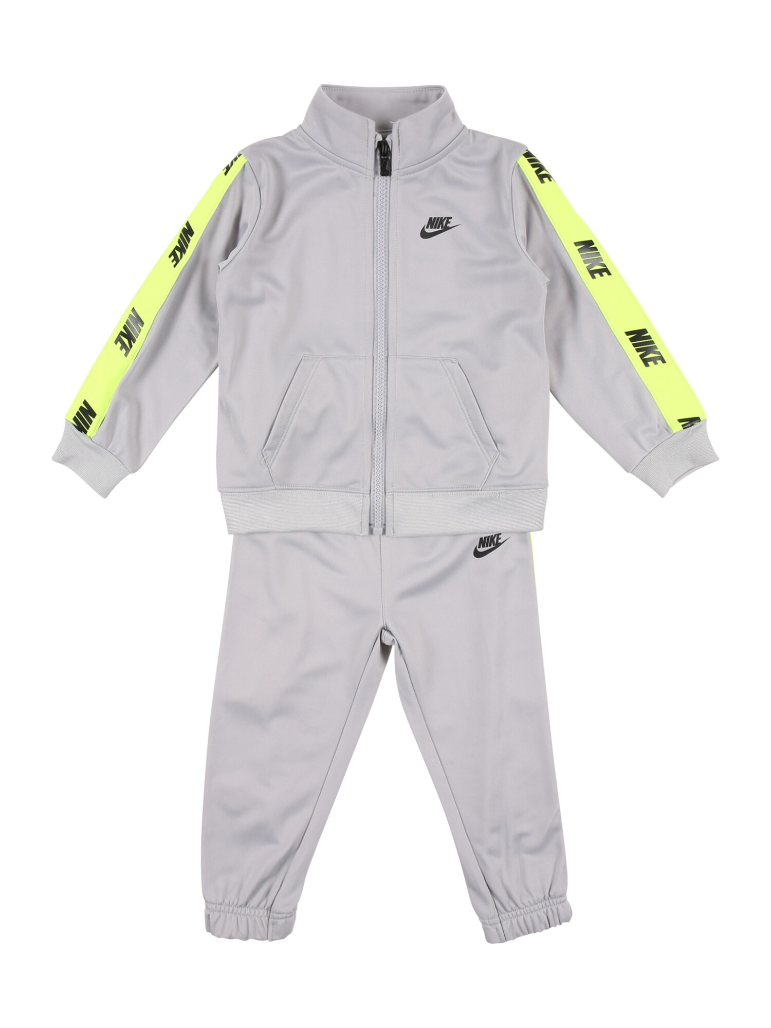 Nike Sportswear Laisvalaikio kostiumas  juoda / pilka / geltona