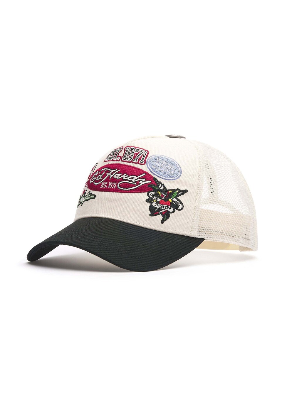 Keps 'Est 1971 Varsity' grön / grenadine / svart