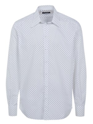 DOLCE & GABBANA Camiseta 'Dolce & Gabbana Gold Hemd weiß-schwarz'  blanco