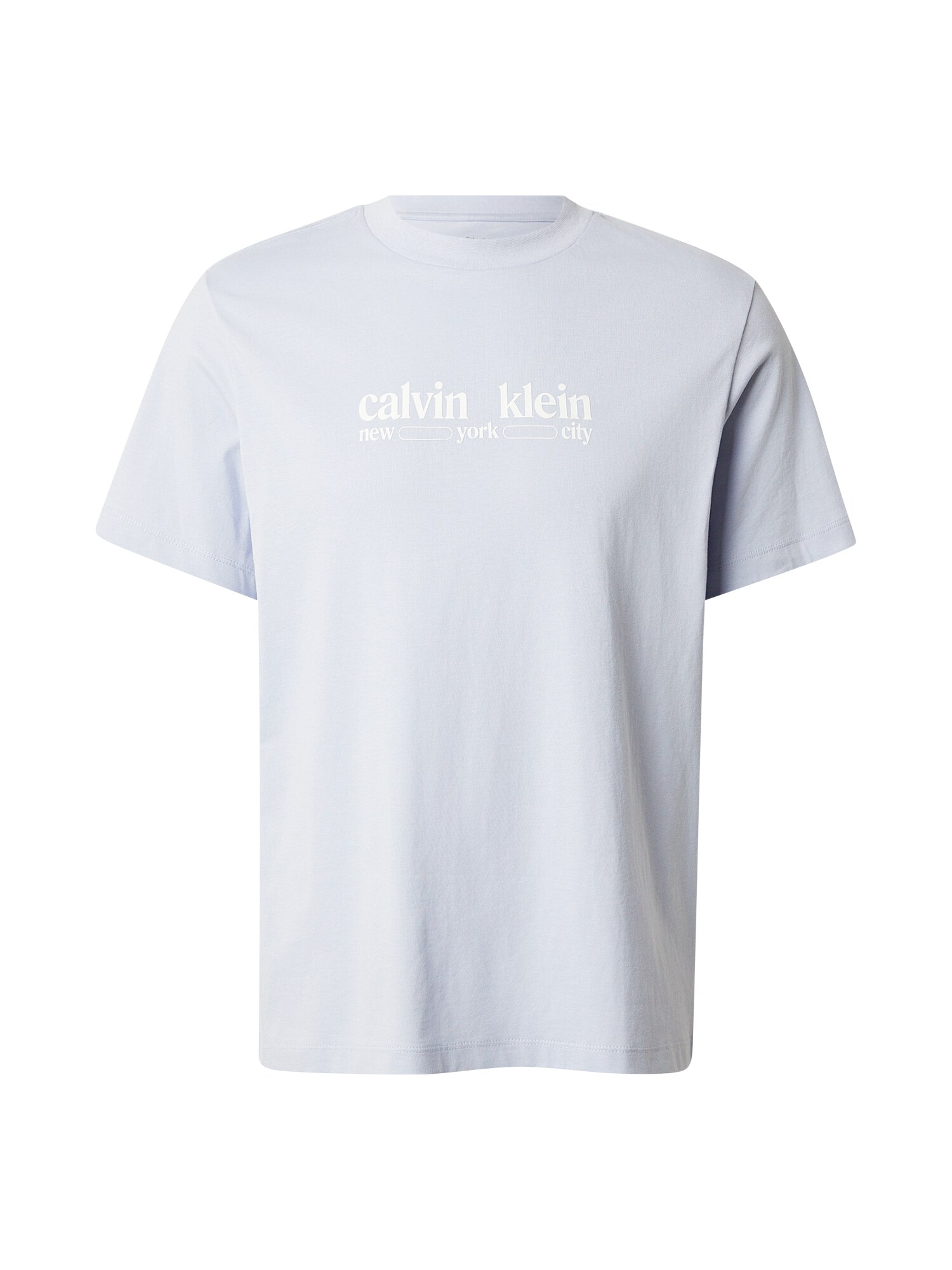 Calvin Klein Jeans Tricou NYC  mov pastel / alb