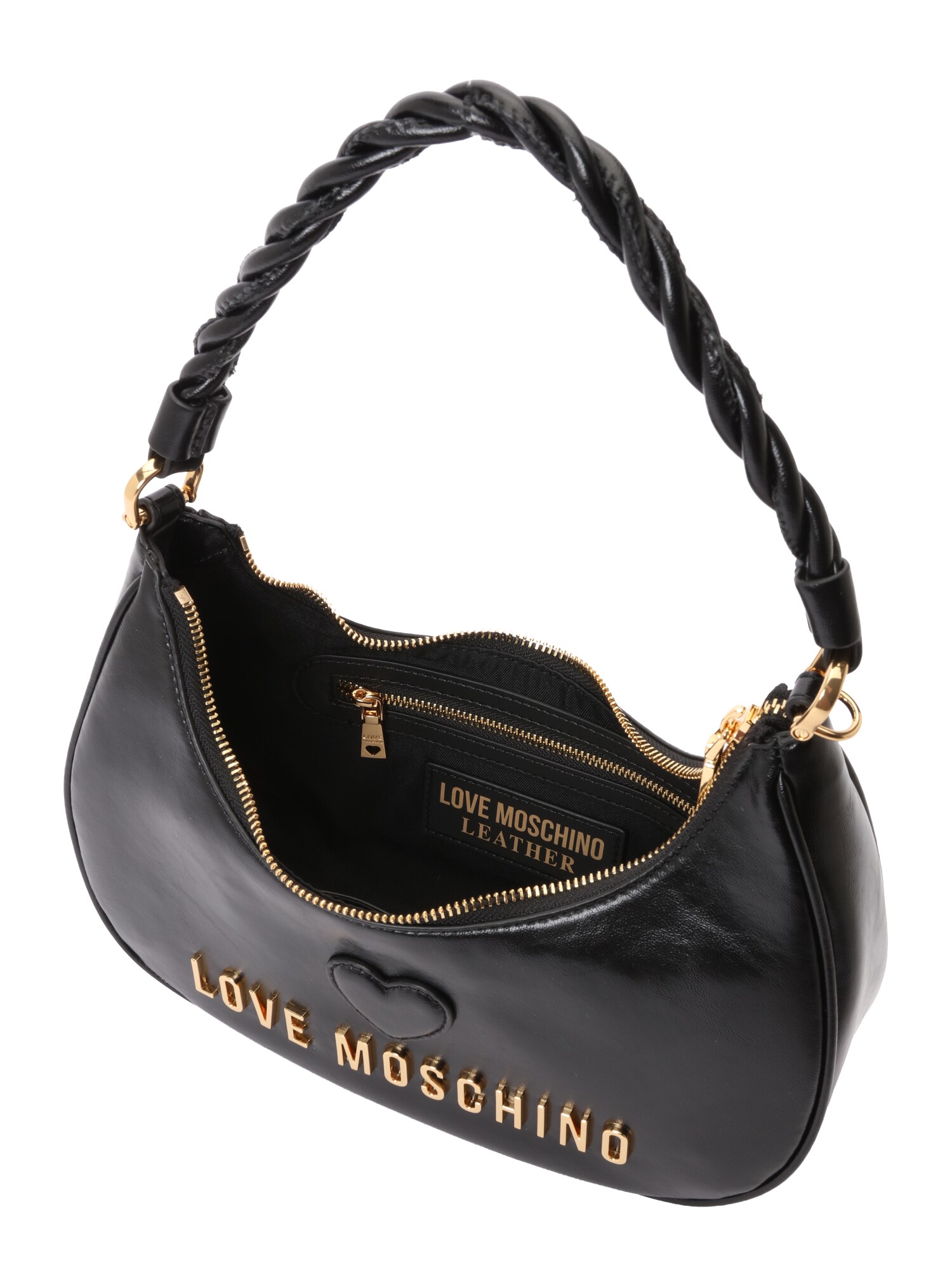 Love Moschino Bolso de hombro negro – imagen 16