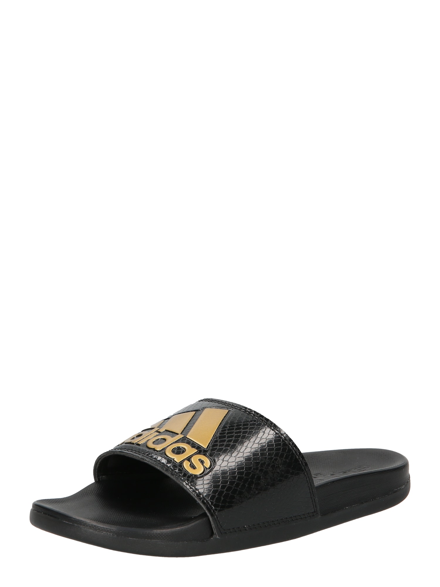 ADIDAS SPORTSWEAR Plážové / kúpacie topánky 'Adilette Comfort'  zlatá / čierna