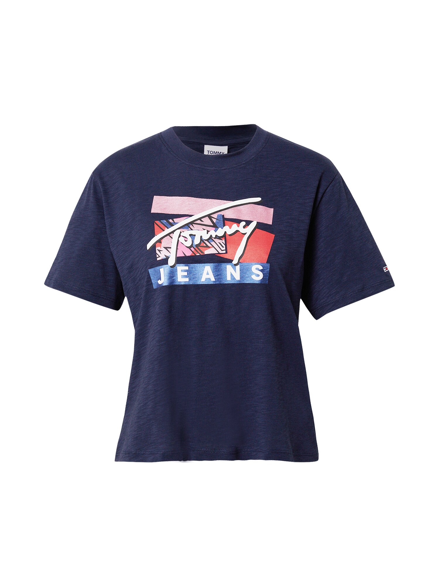 Tommy Jeans Marškinėliai  tamsiai mėlyna / mišrios spalvos