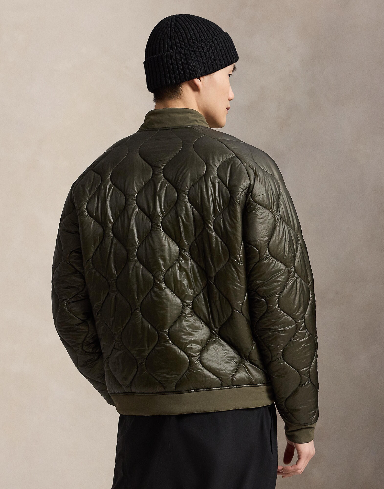Polo Ralph Lauren Chaqueta de entretiempo  oliva / negro – imagen 4