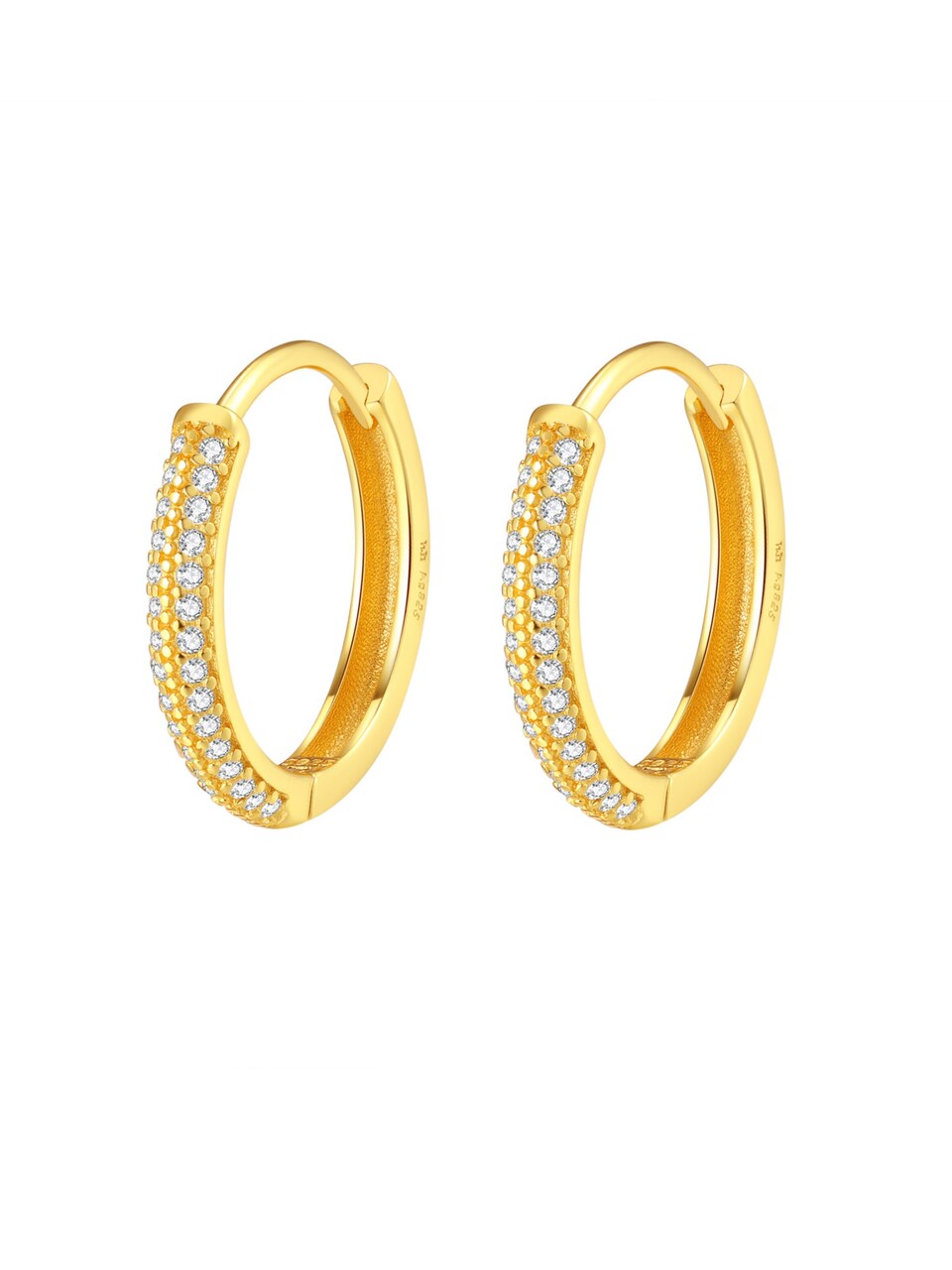 Örhängen 'Clear Duo'
