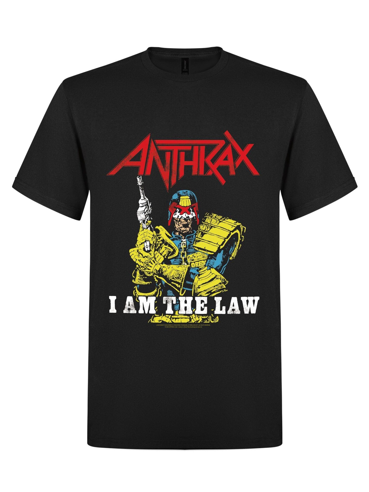 T-shirt 'Anthrax I am The Law T-Shirt'