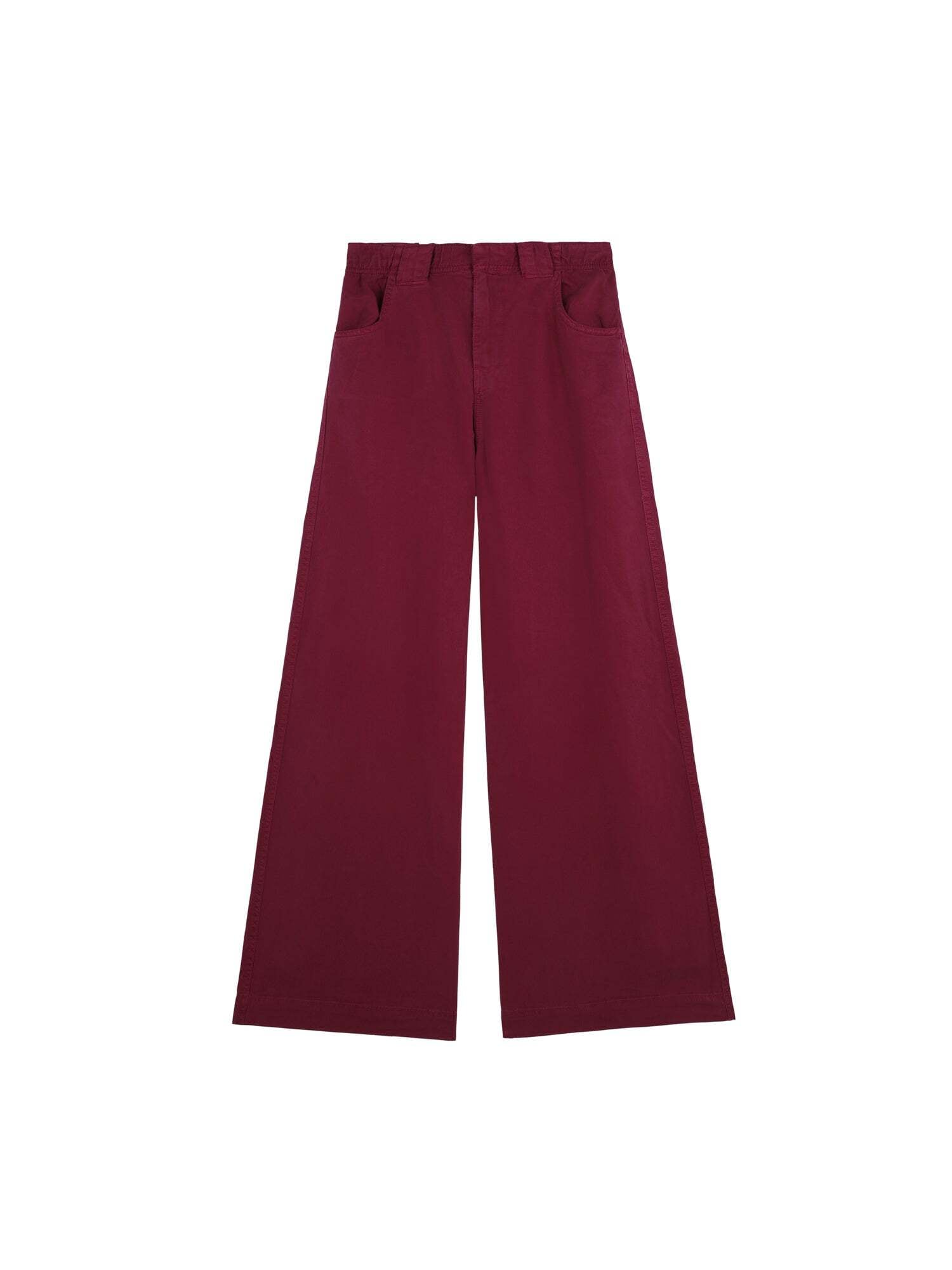 Scalpers Pantaloni    lila / roșu burgundy