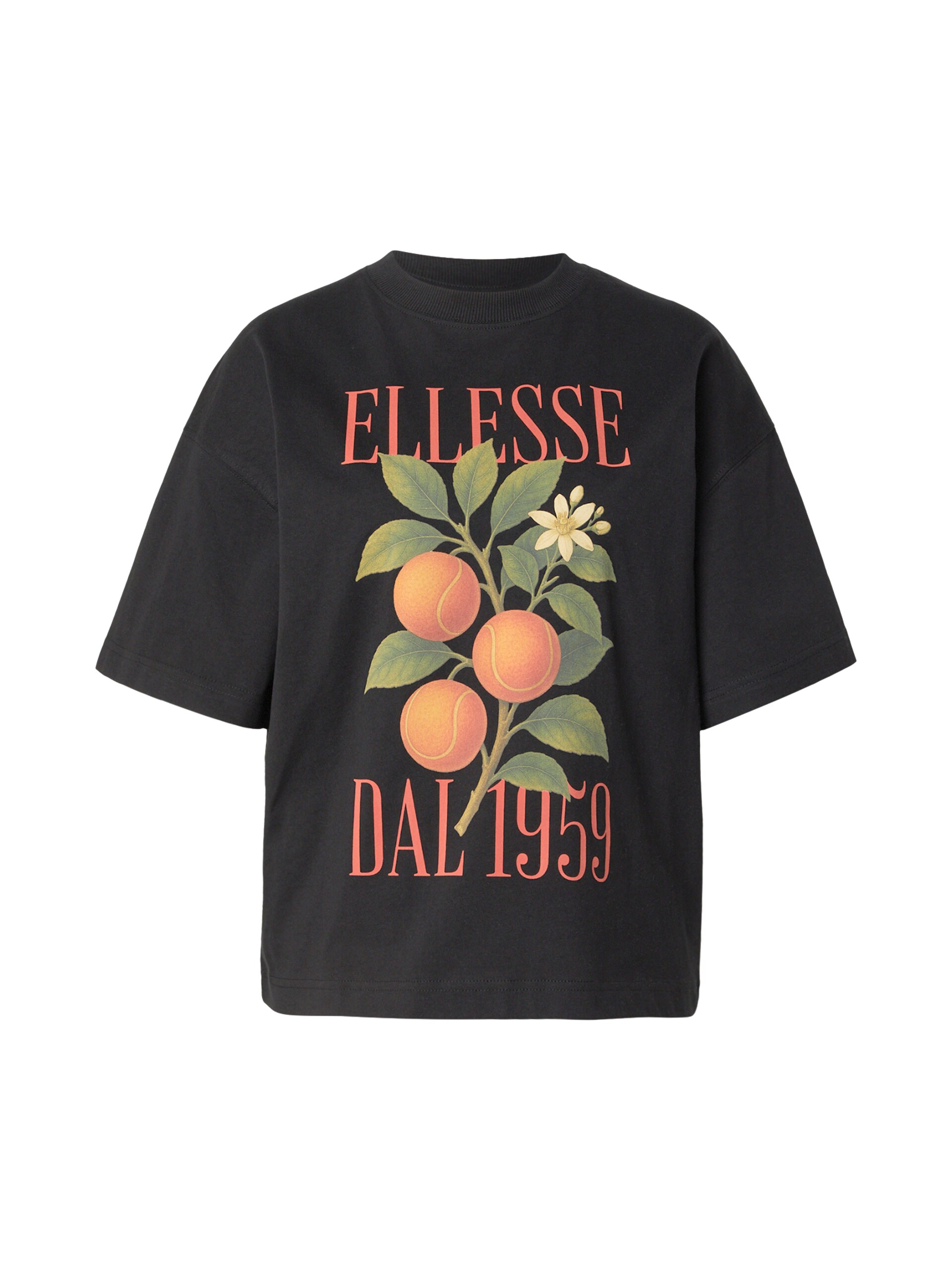 ELLES T-shirt '1959' kiwi / mandarin / roströd dam