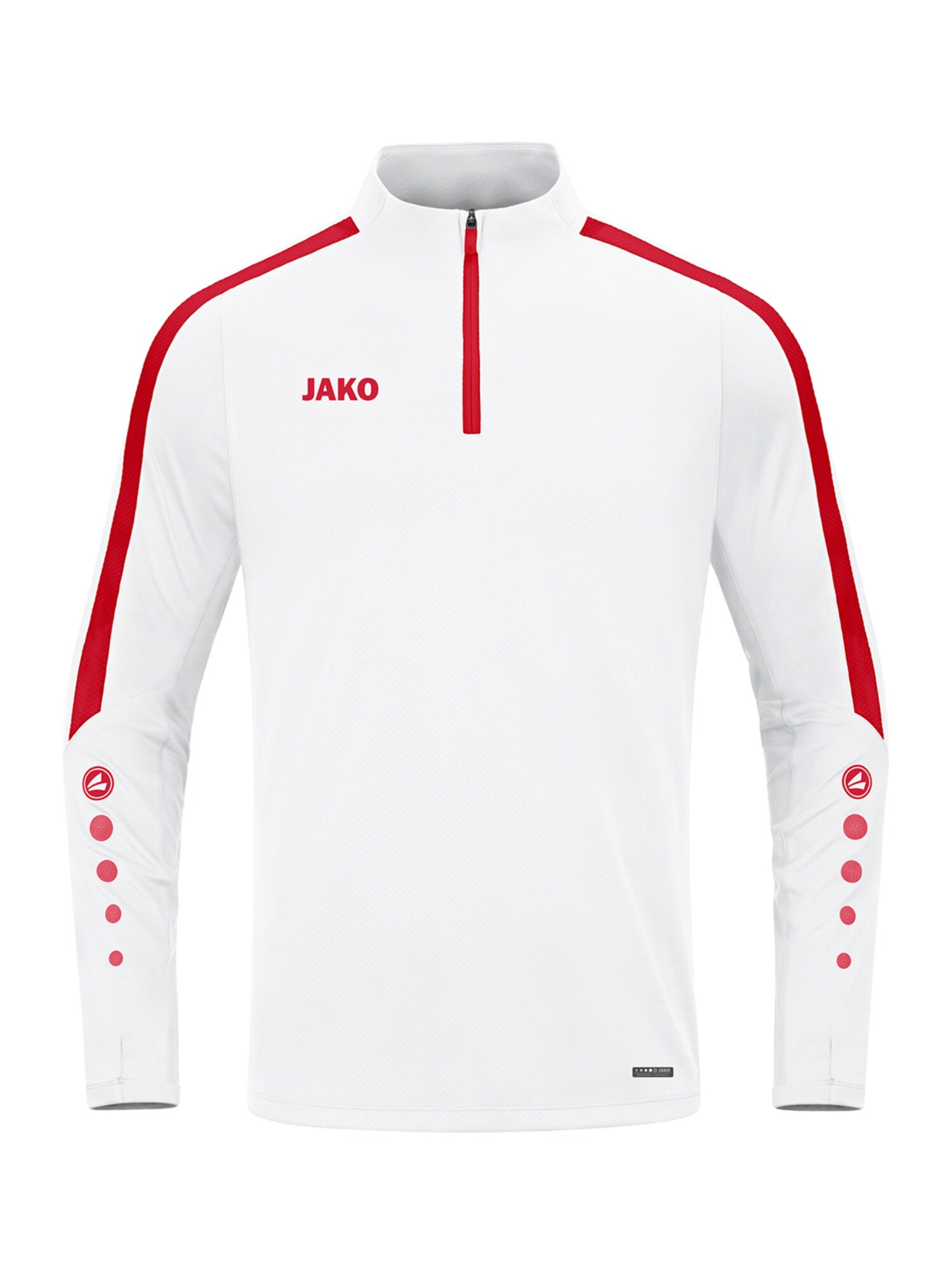 JAKO Tricou funcțional Power  roșu / alb
