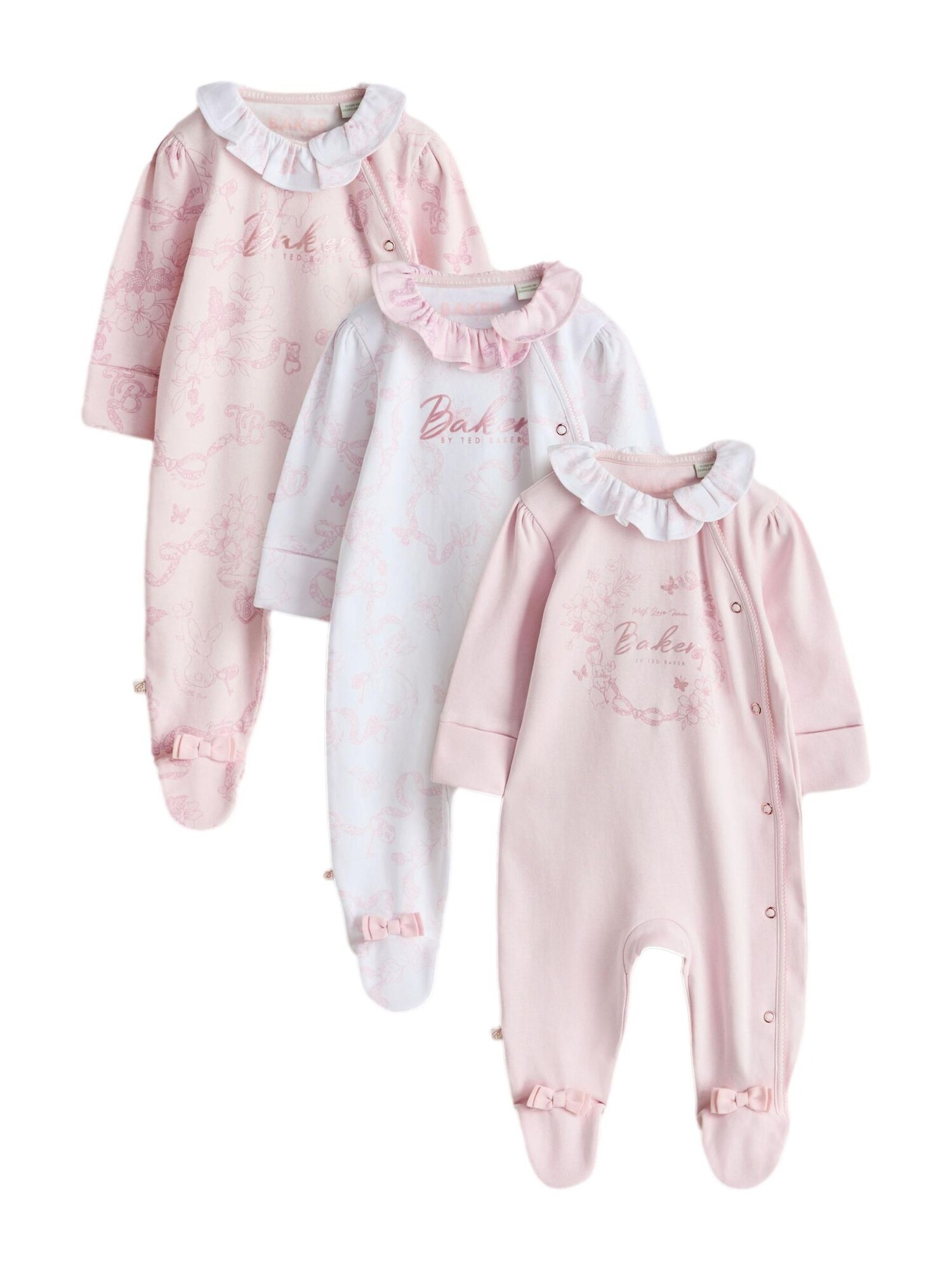 Baker by Ted Baker Pijamale  roz / roz pitaya / alb