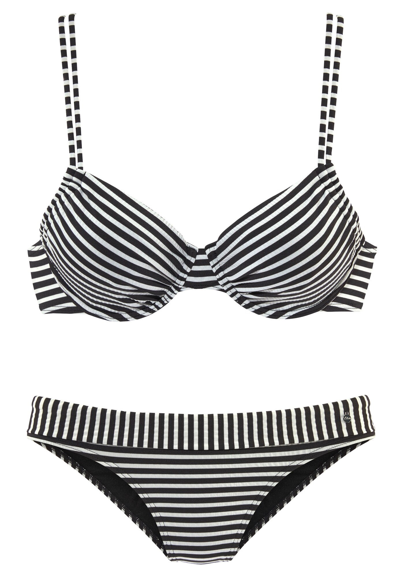 s.Oliver Bikiny  čierna / biela