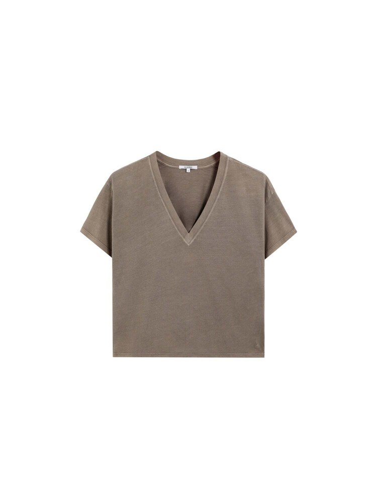 Scalpers Shirt ' Skullv' Damen Größe L taupe