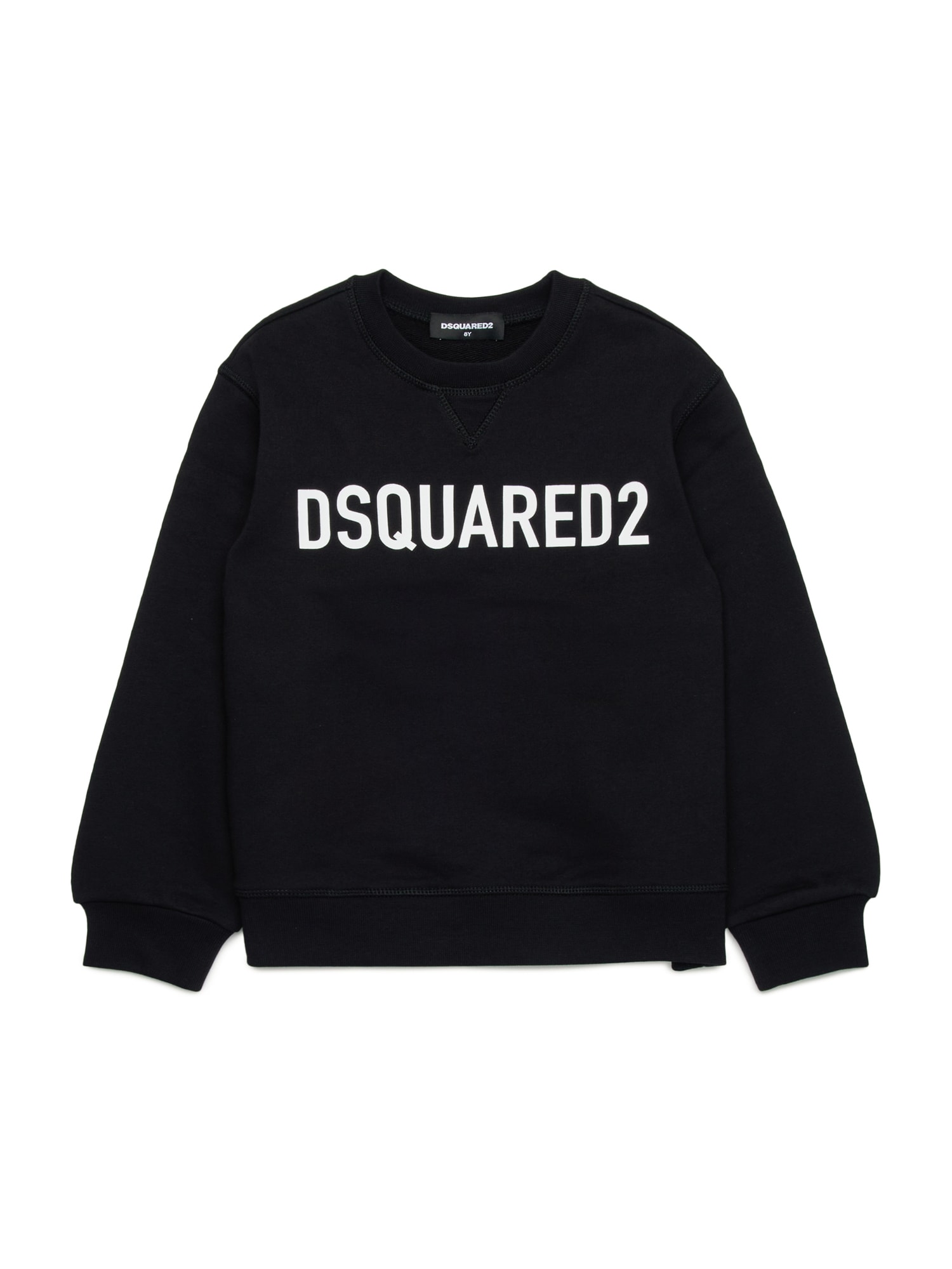 DSQUARED2 Tréning póló  fekete / fehér akciós termékkép 1