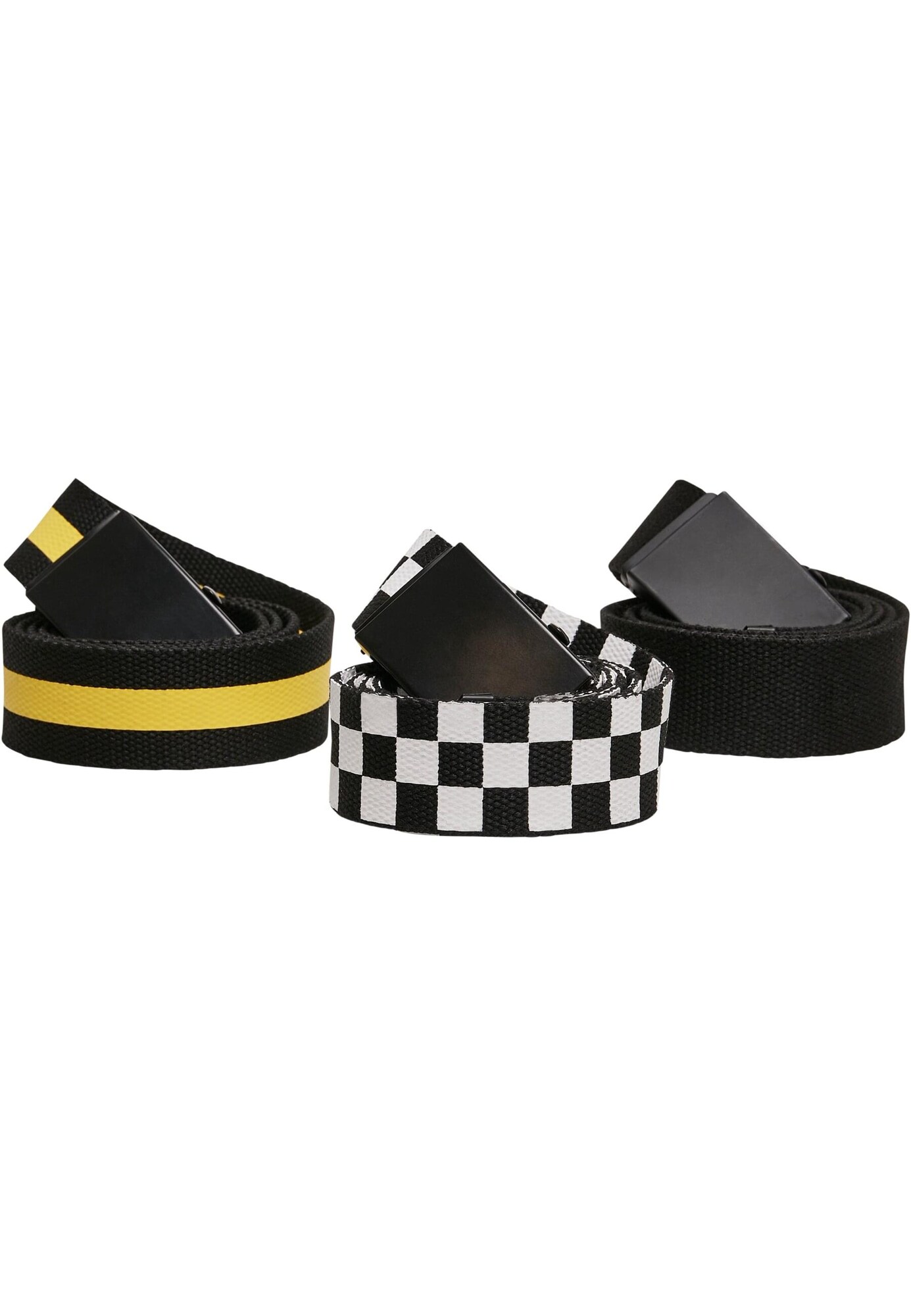 Urban Classics Övek  sárga / fekete / fehér termék 2. képe