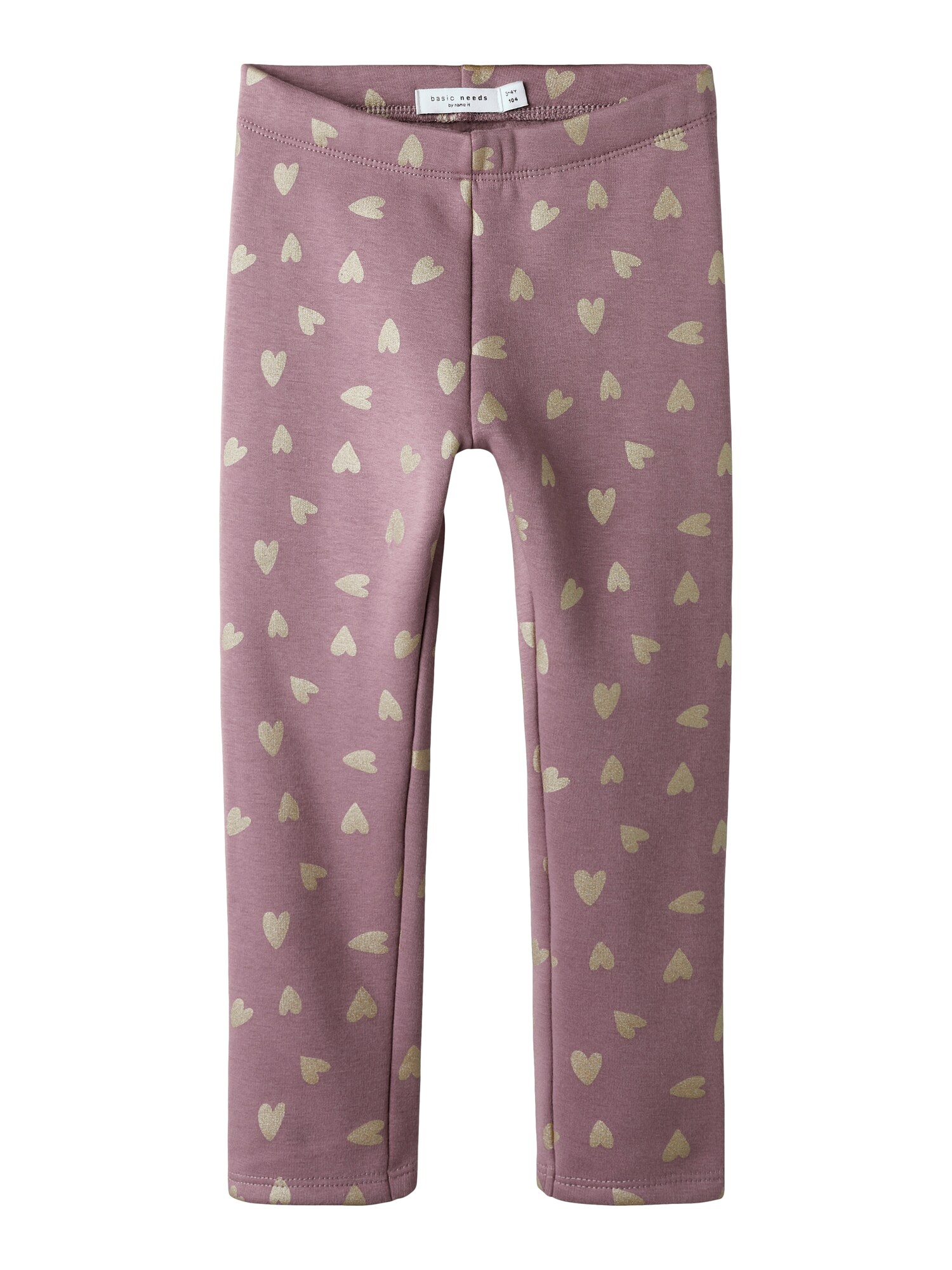 NAME IT Leggings 'NMFTavina'  arany / mályva akciós termékkép 1