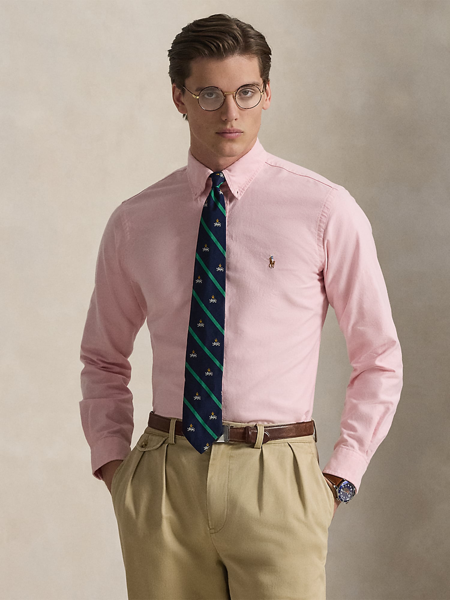 Polo Ralph Lauren Cămașă  albastru / maro / roz / alb