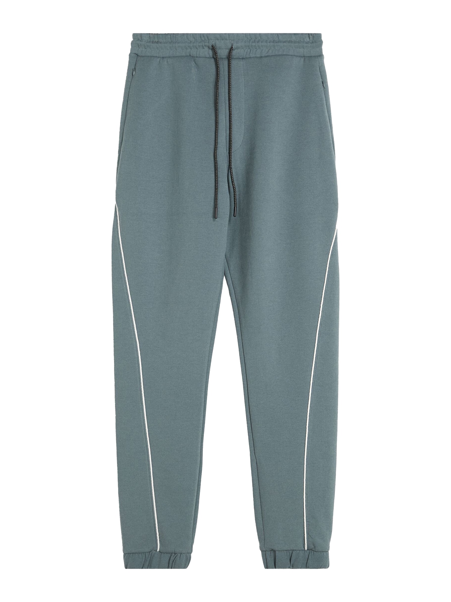 Bershka Nadrág  füstkék / fehér akciós termékkép 1